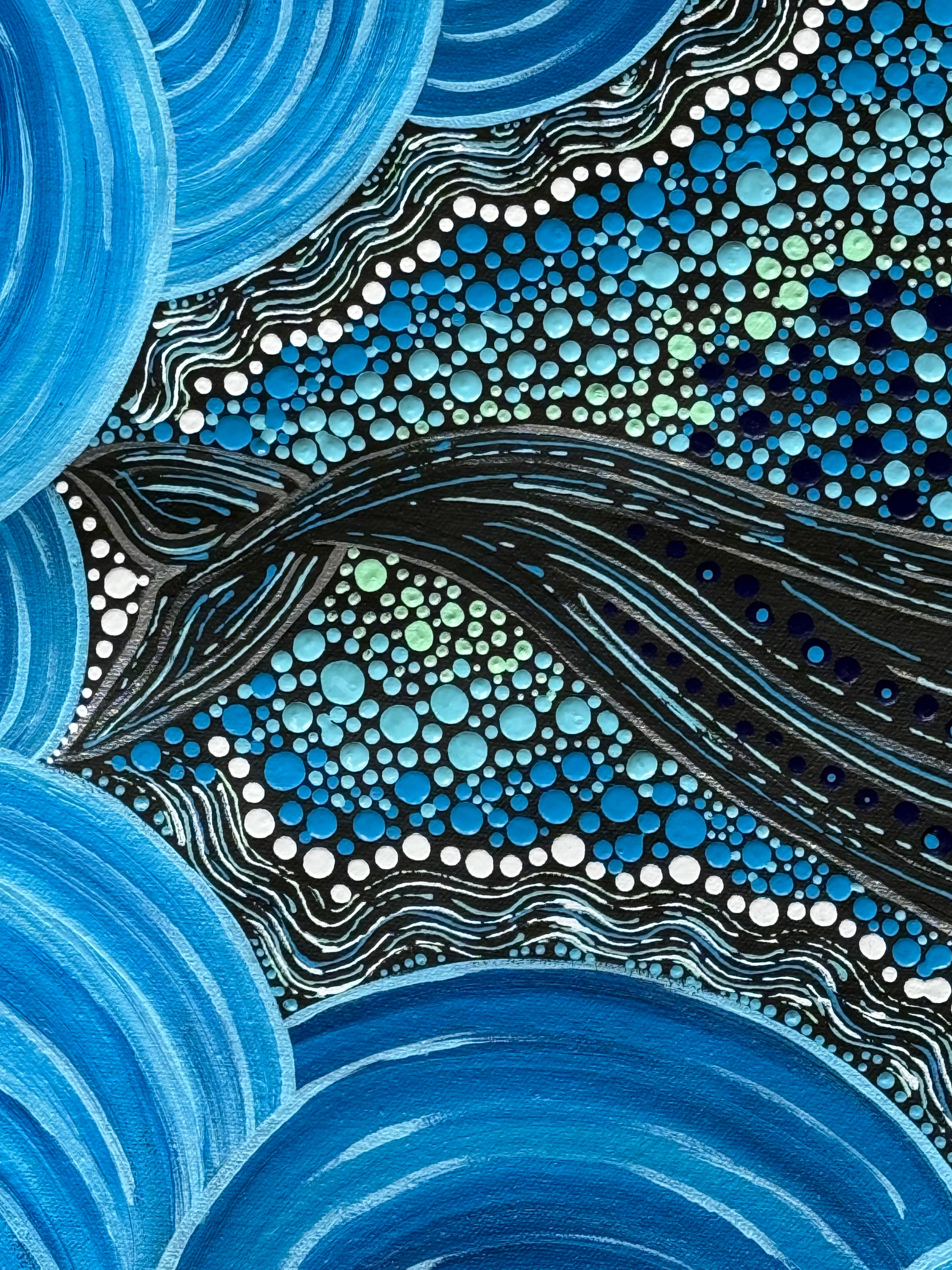 Deidre Burgoyne Rosier - Beautiful Whale Dreaming .52-4