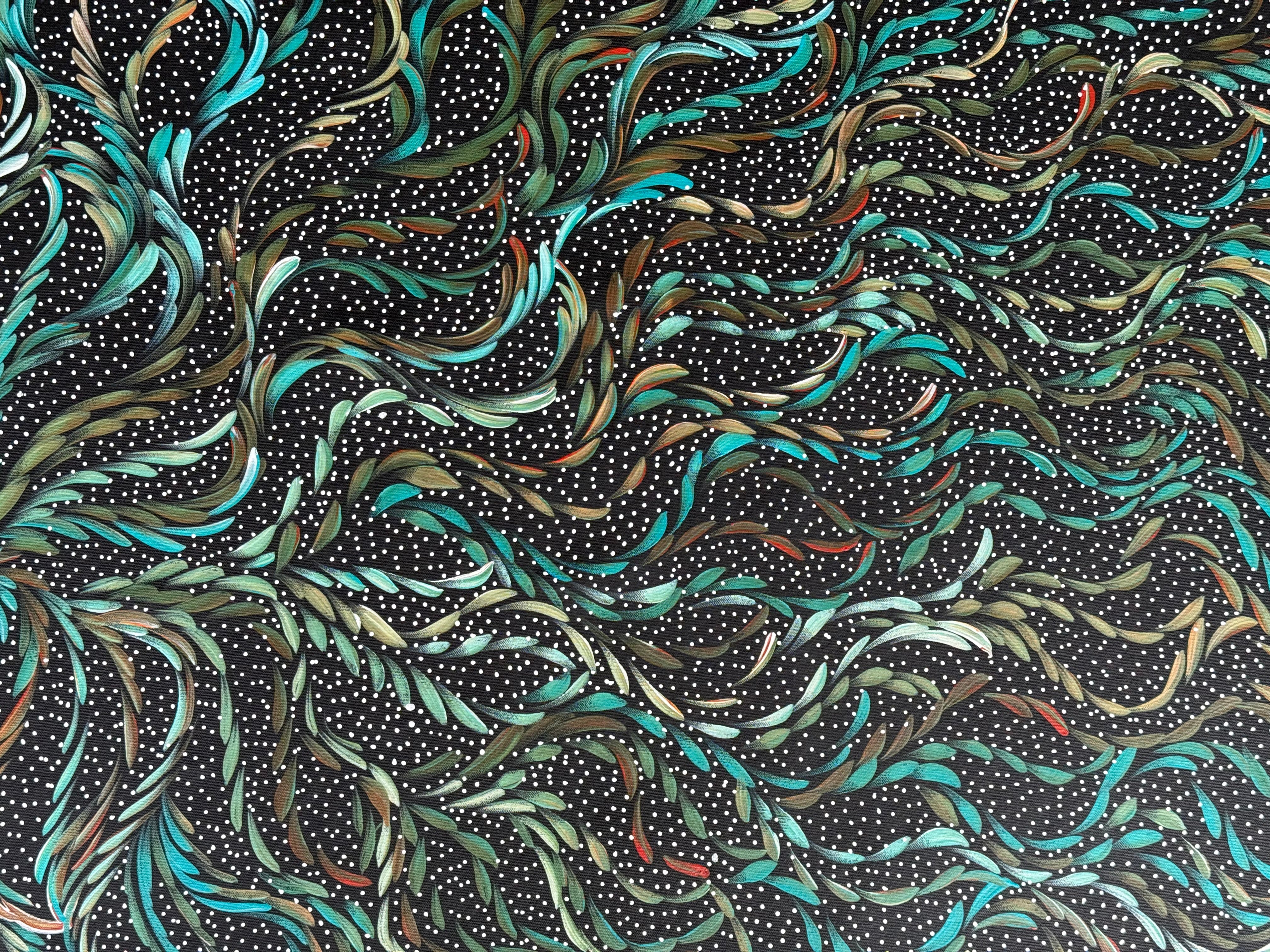 Selina Numina Kamprina - Bush Medicine Leaves with Seeds .92-9