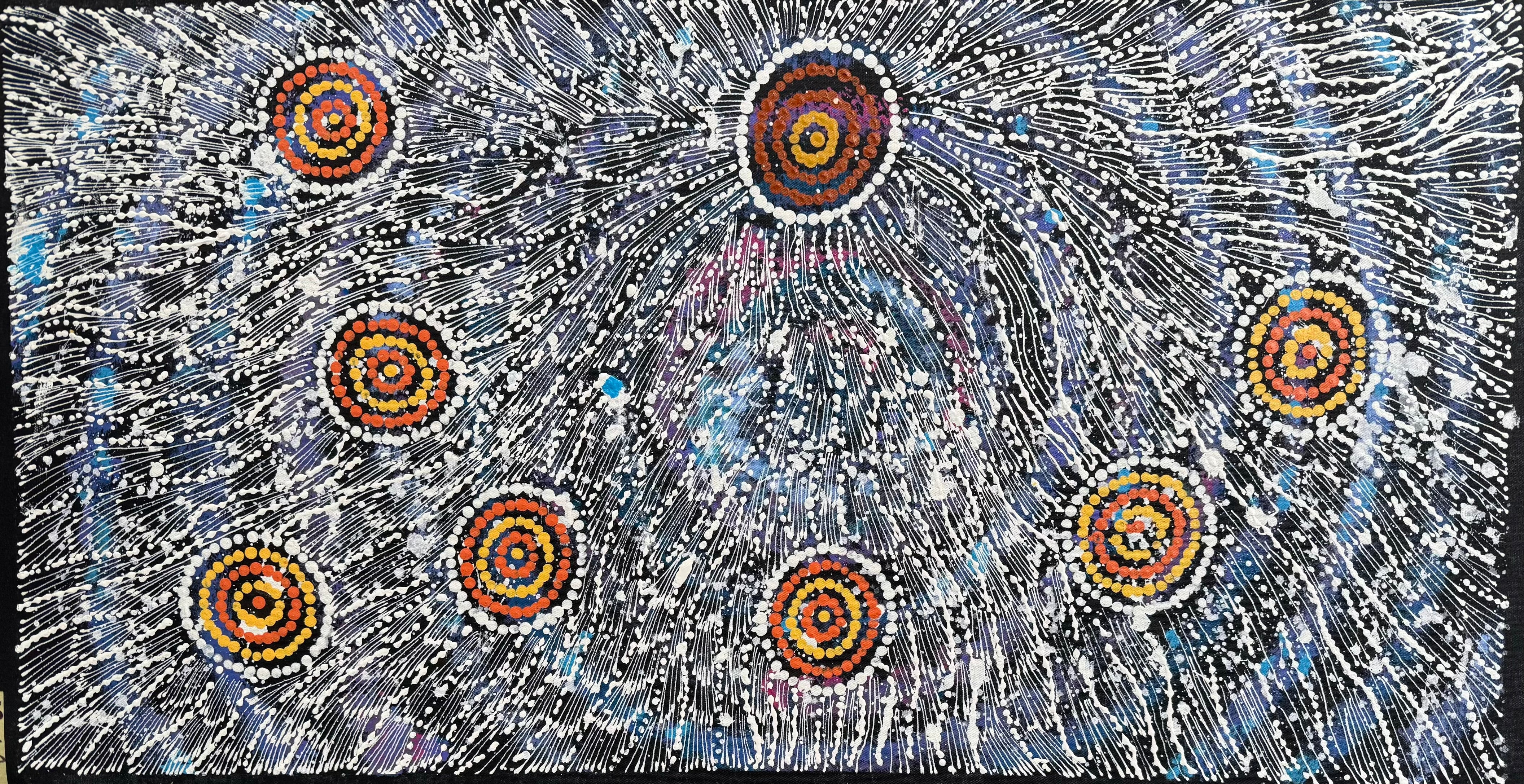 Maria Nampijinpa Brown - Seven Sisters Dreaming .63-4