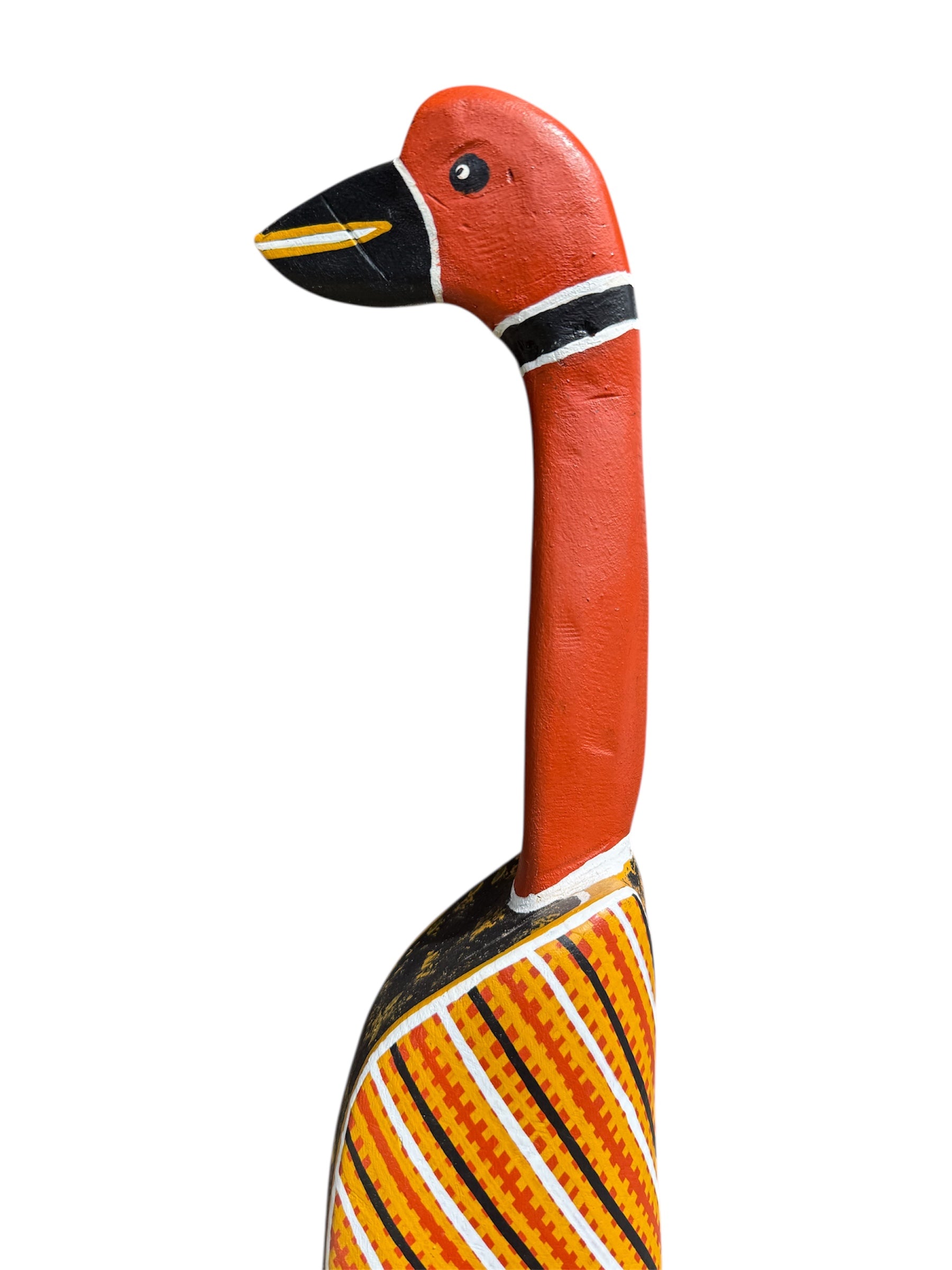 Elah Yunupingu & Barbara Wanambi - Bird Large (Red)