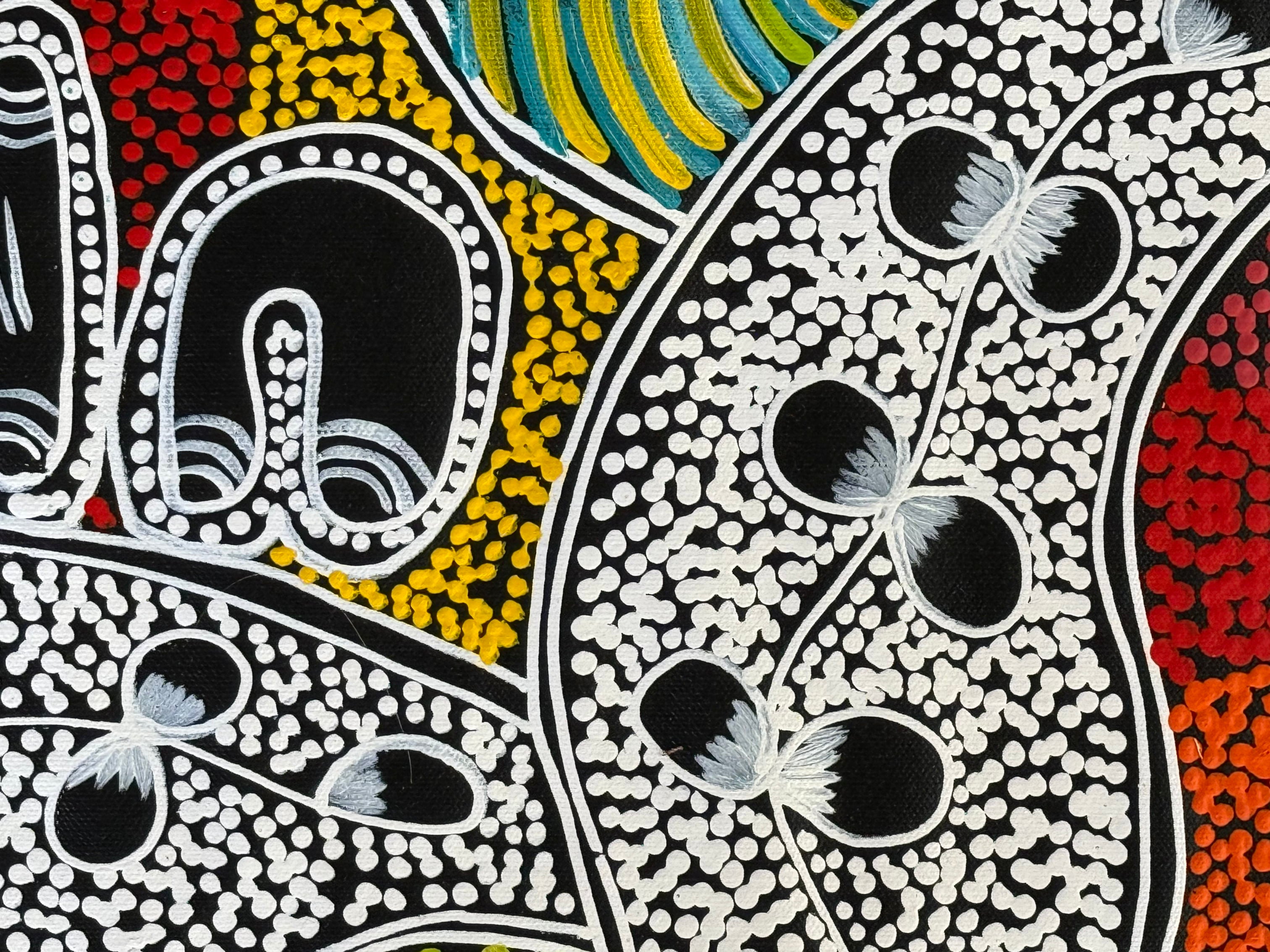 Lanita Numina - Women Collect Bush Tucker - 143x44cm .13-5