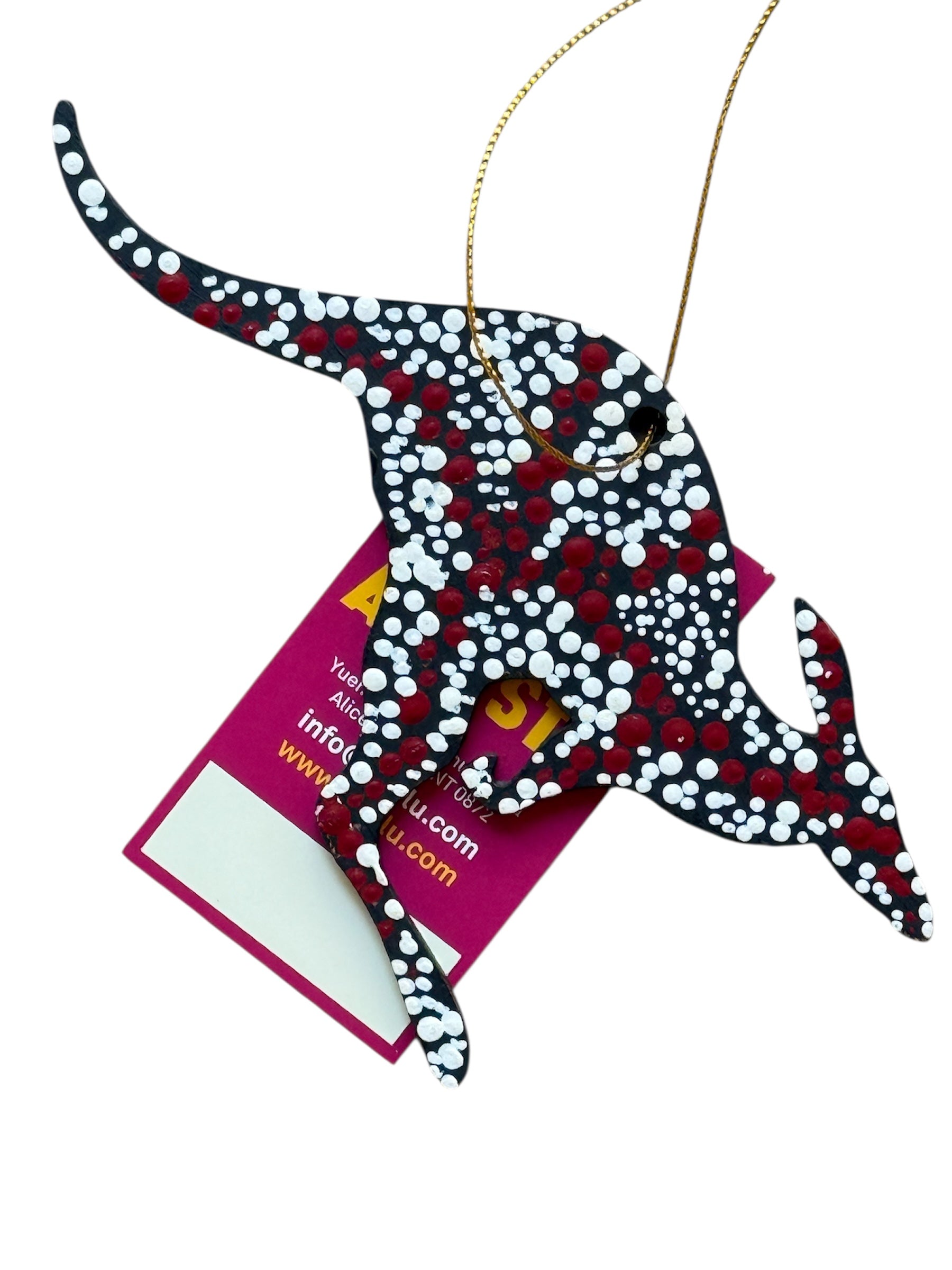 Hand Painted Decoration - Kangaroo  .6