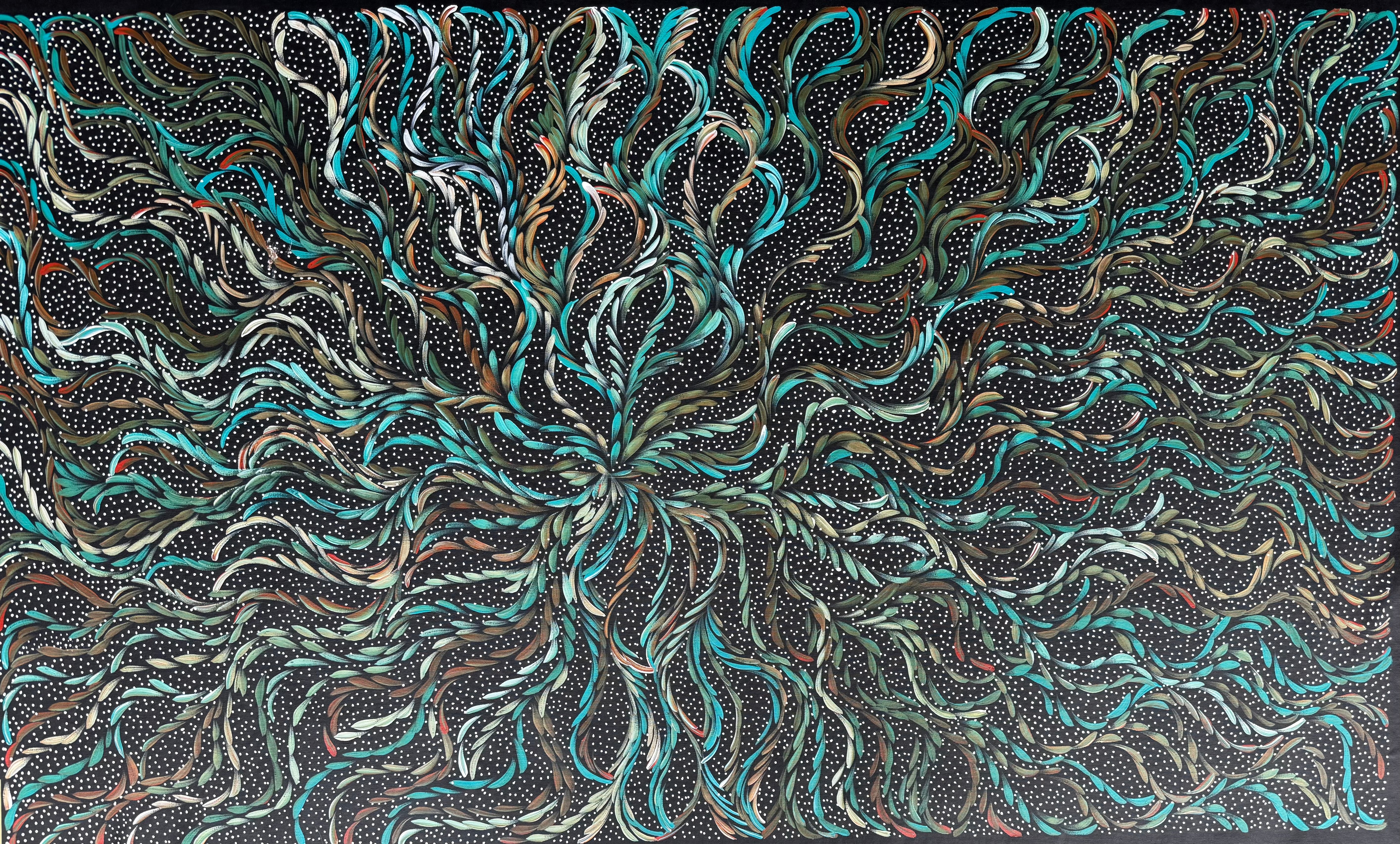 Selina Numina Kamprina - Bush Medicine Leaves with Seeds .92-9