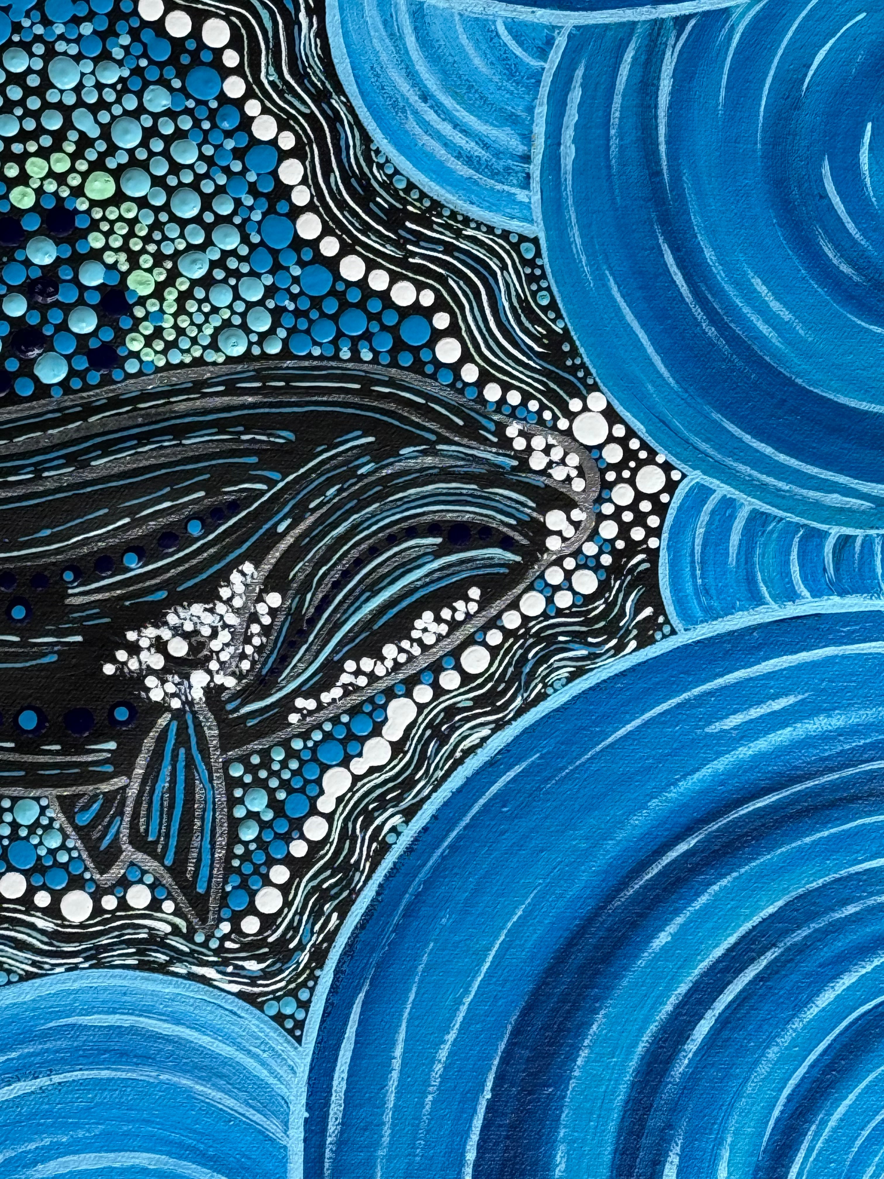Deidre Burgoyne Rosier - Beautiful Whale Dreaming .52-4
