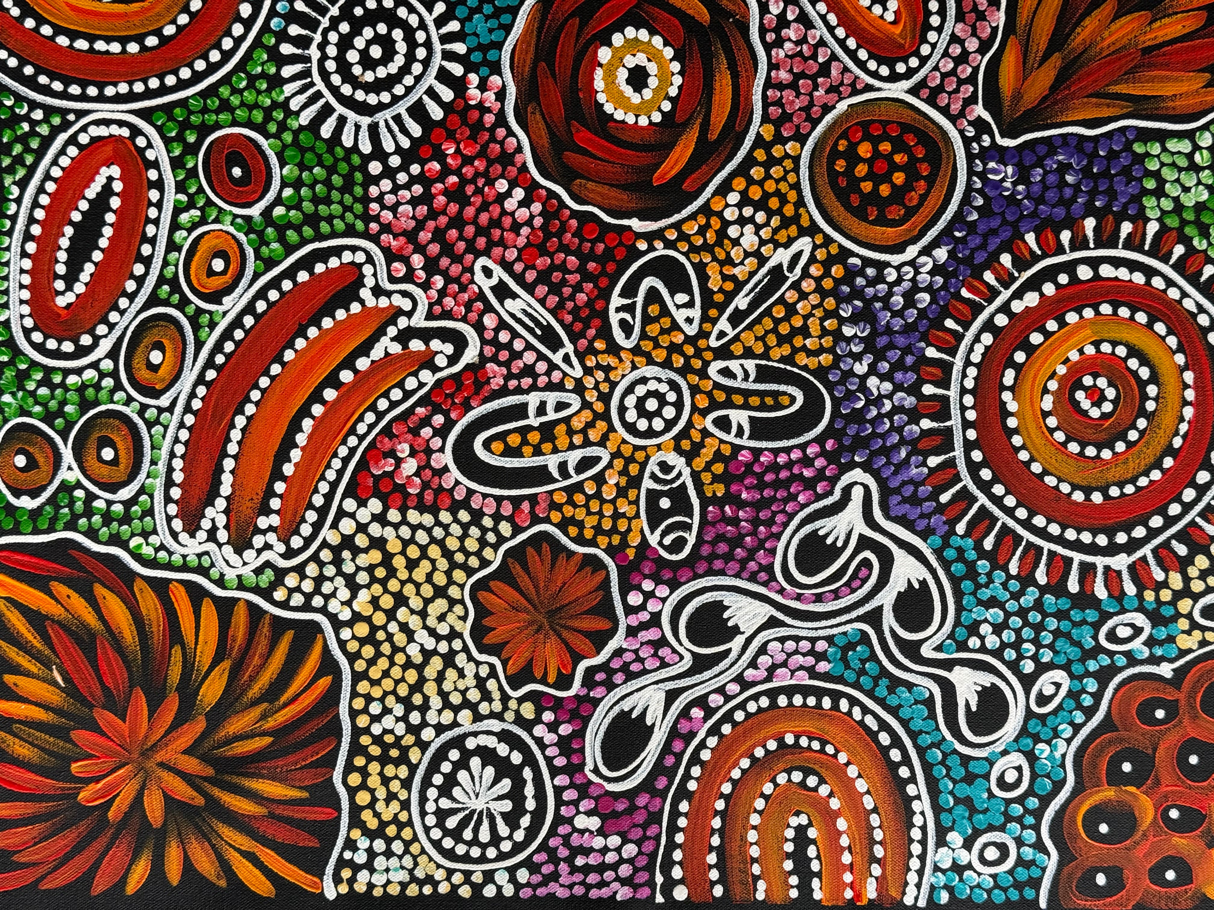 Sharon Numina - Thorny Lizard Body Painting .95-15