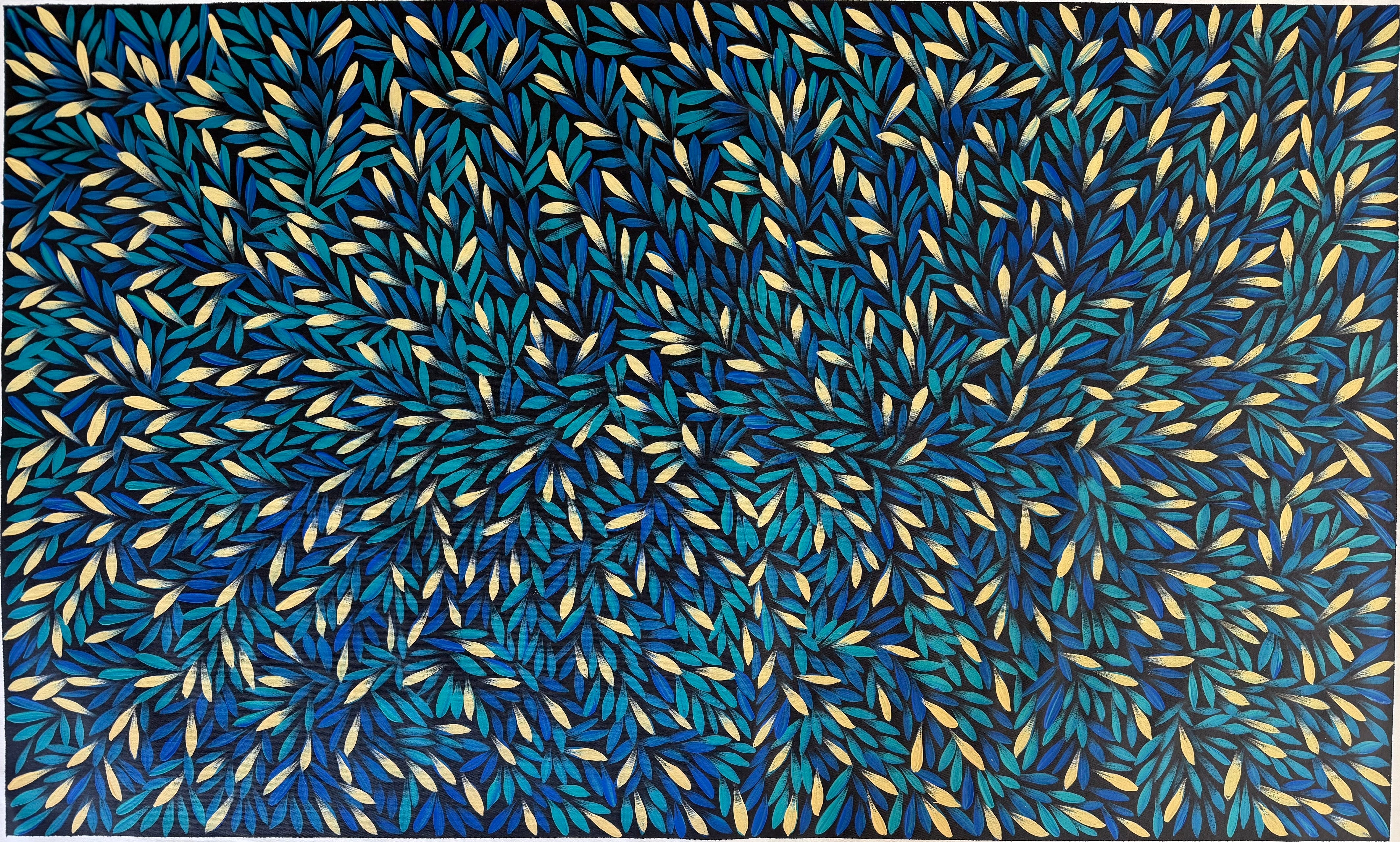 Sharon Numina - Bush Medicine Leaves - 145x88cm .76-3