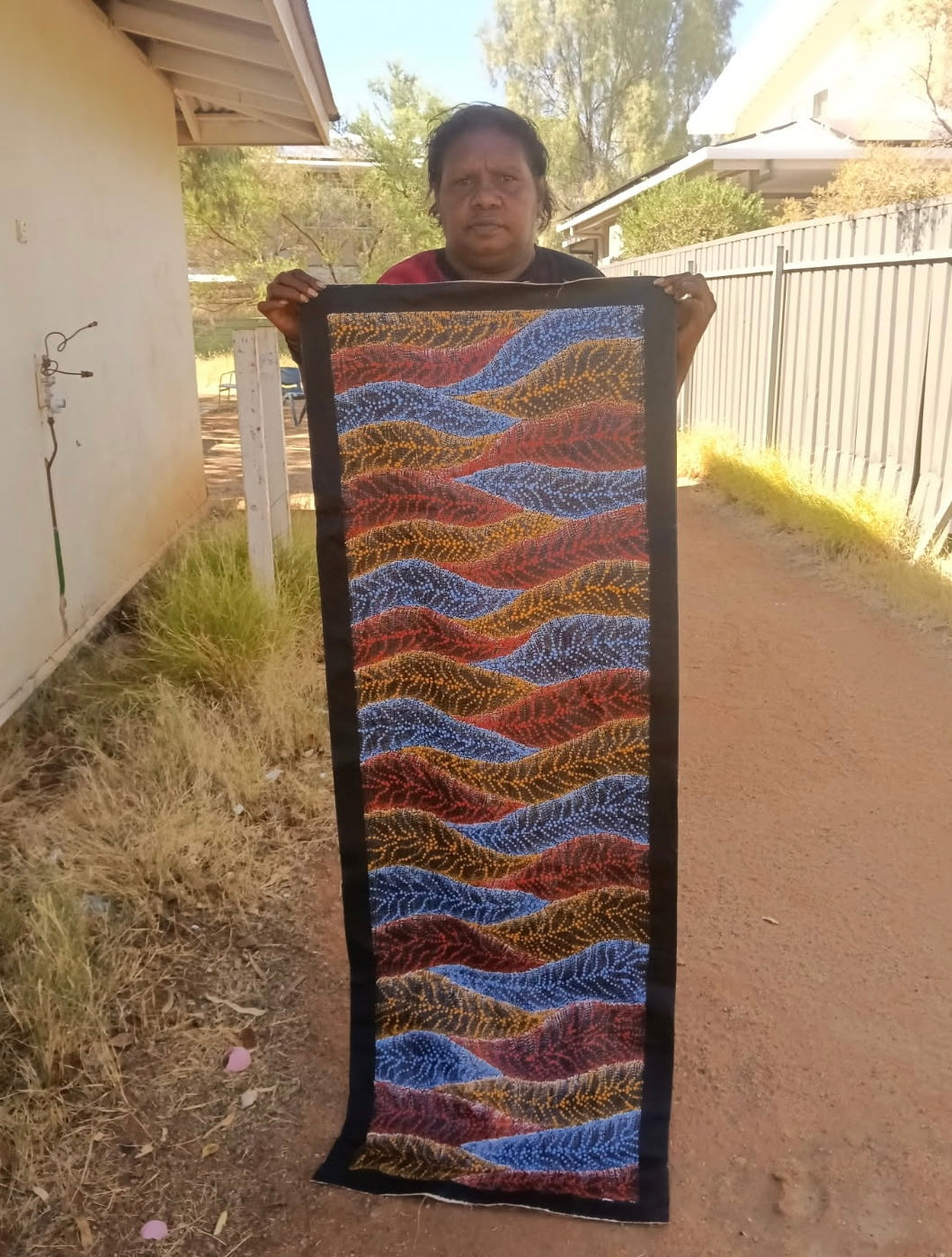 Debbie Napaljarri Brown - Sand Dunes .00