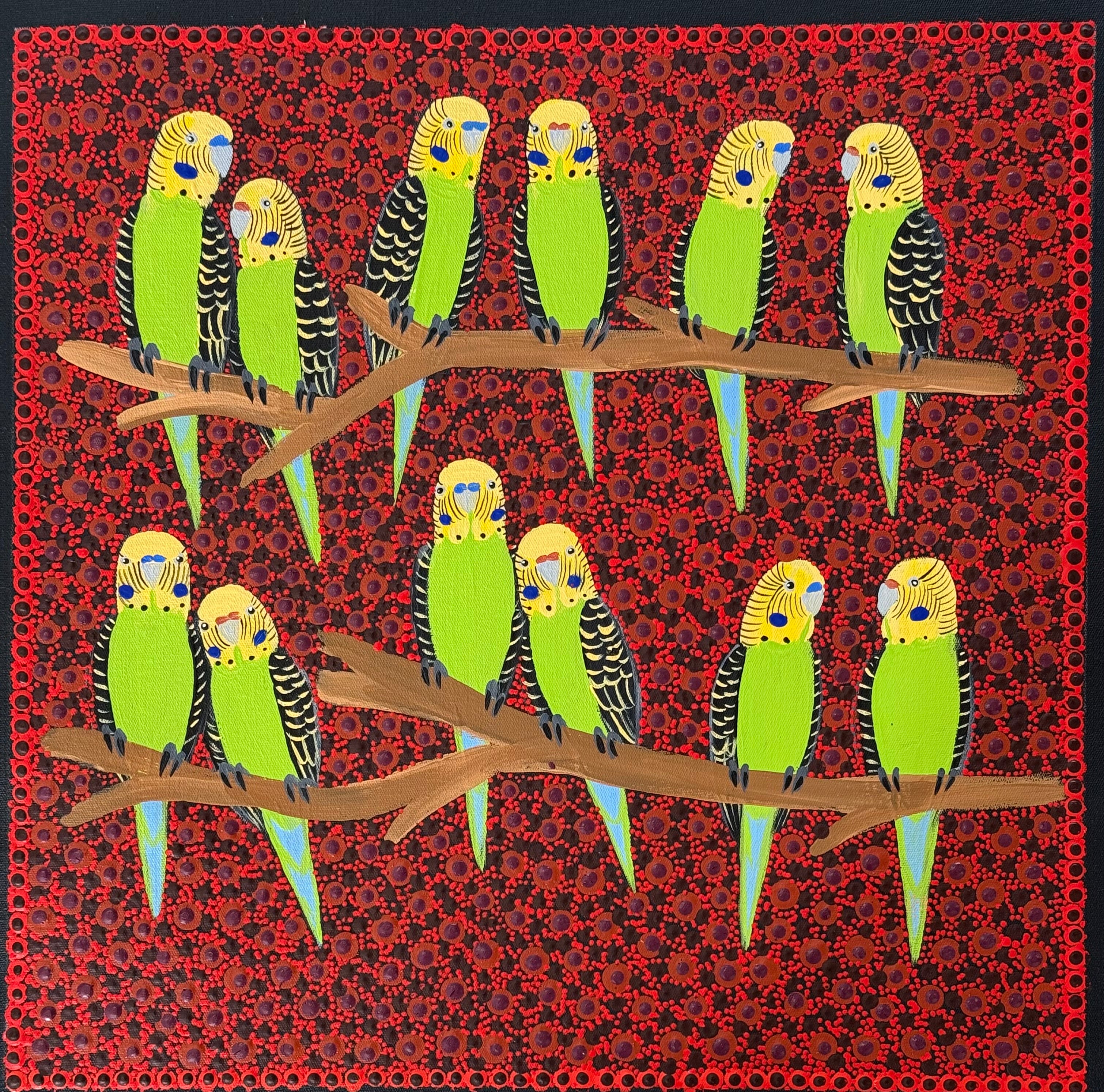 Kathleen Buzzacott - Budgies .88-19