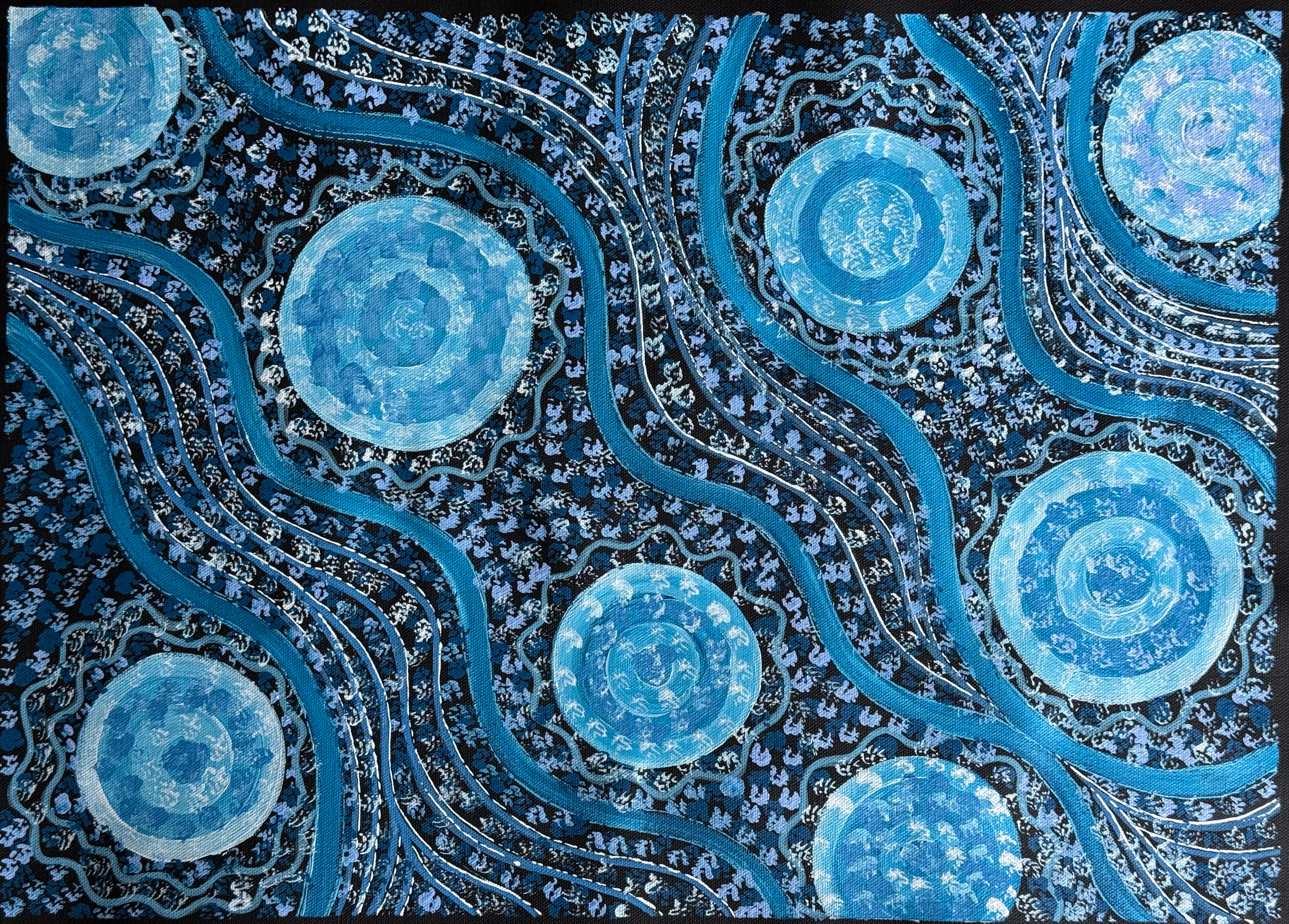 Deidre Burgoyne Rosier - Many Moonlight, Starry Nights .39-8
