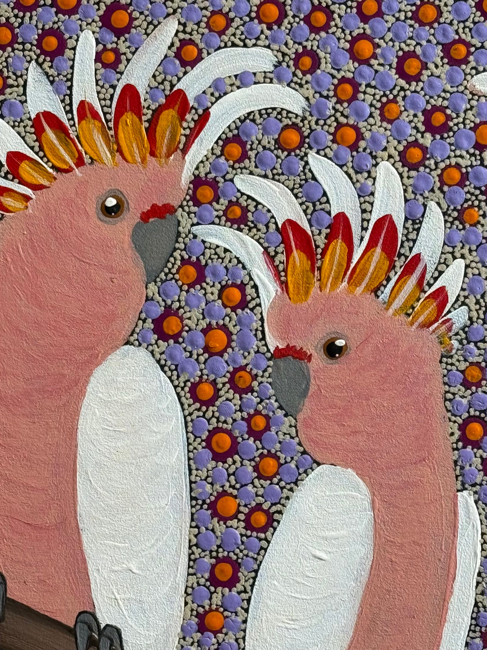 Kathleen Buzzacott - Major Mitchell's Cockatoos .53-11
