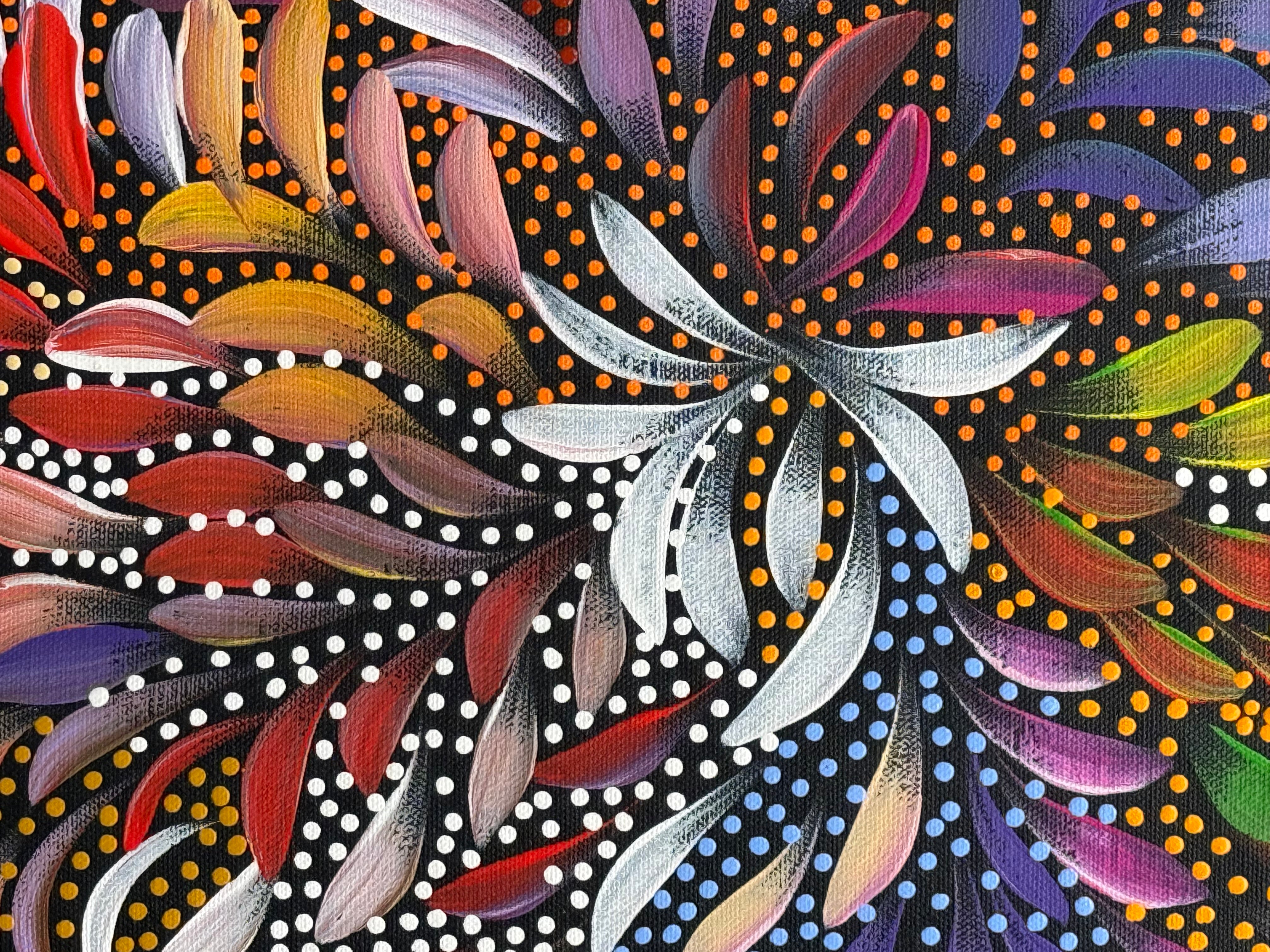 Caroline Numina - Bush Medicine Leaves with Seeds .91-1