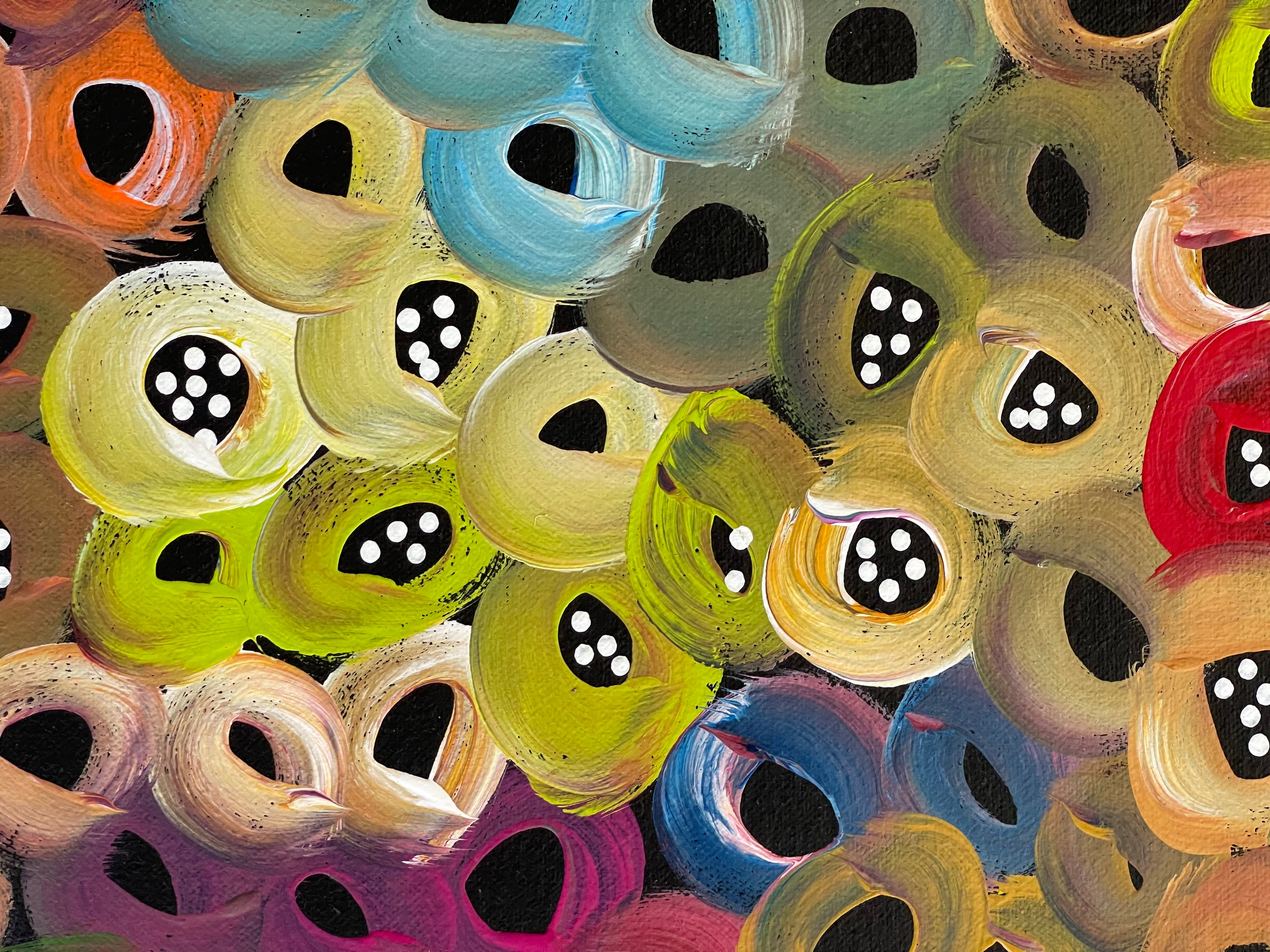 Louise Numina - Bush Melons and Seeds -127x61cm .64-3
