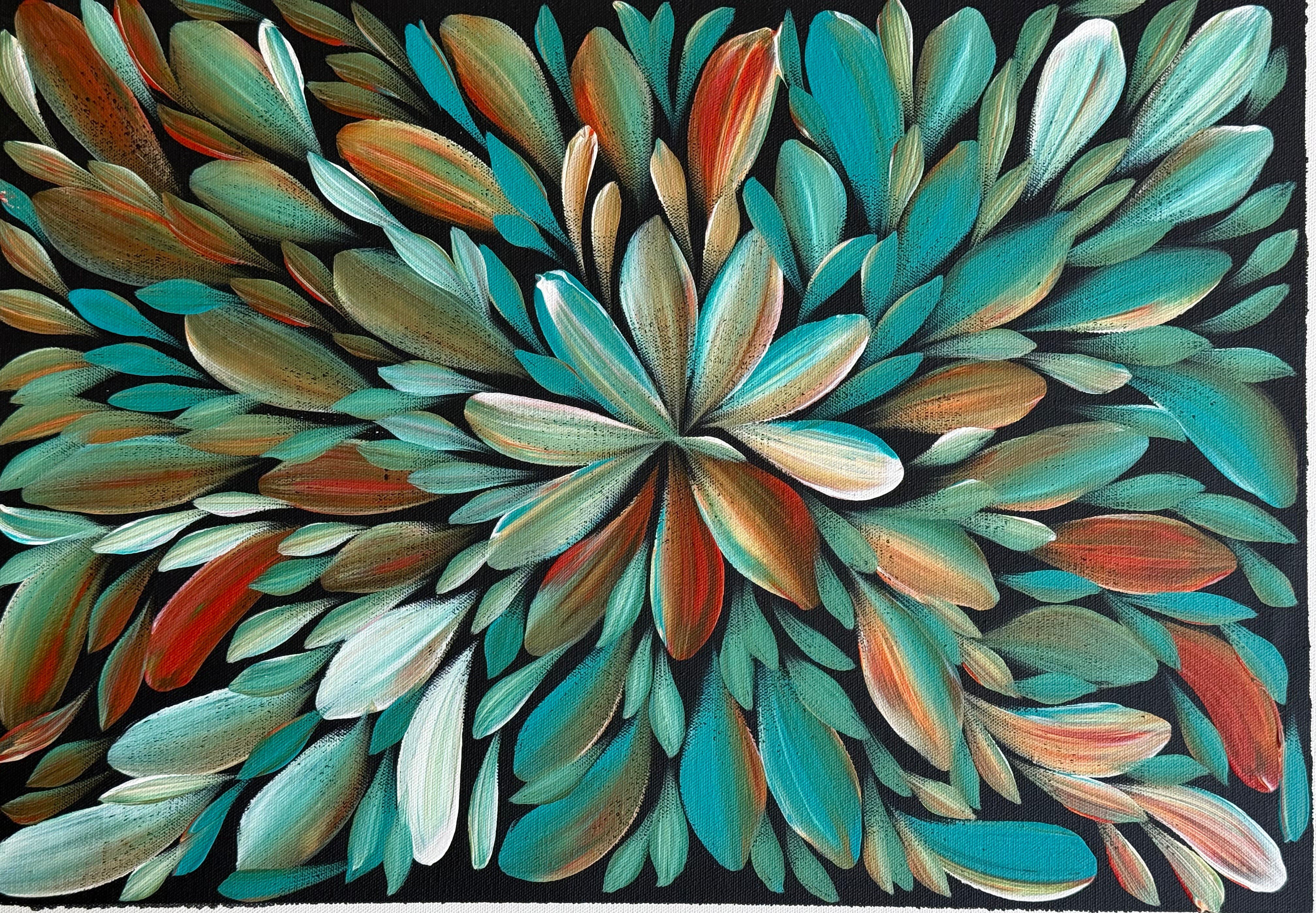Louise Numina Napananka - Bush Medicine Leaves .86-4