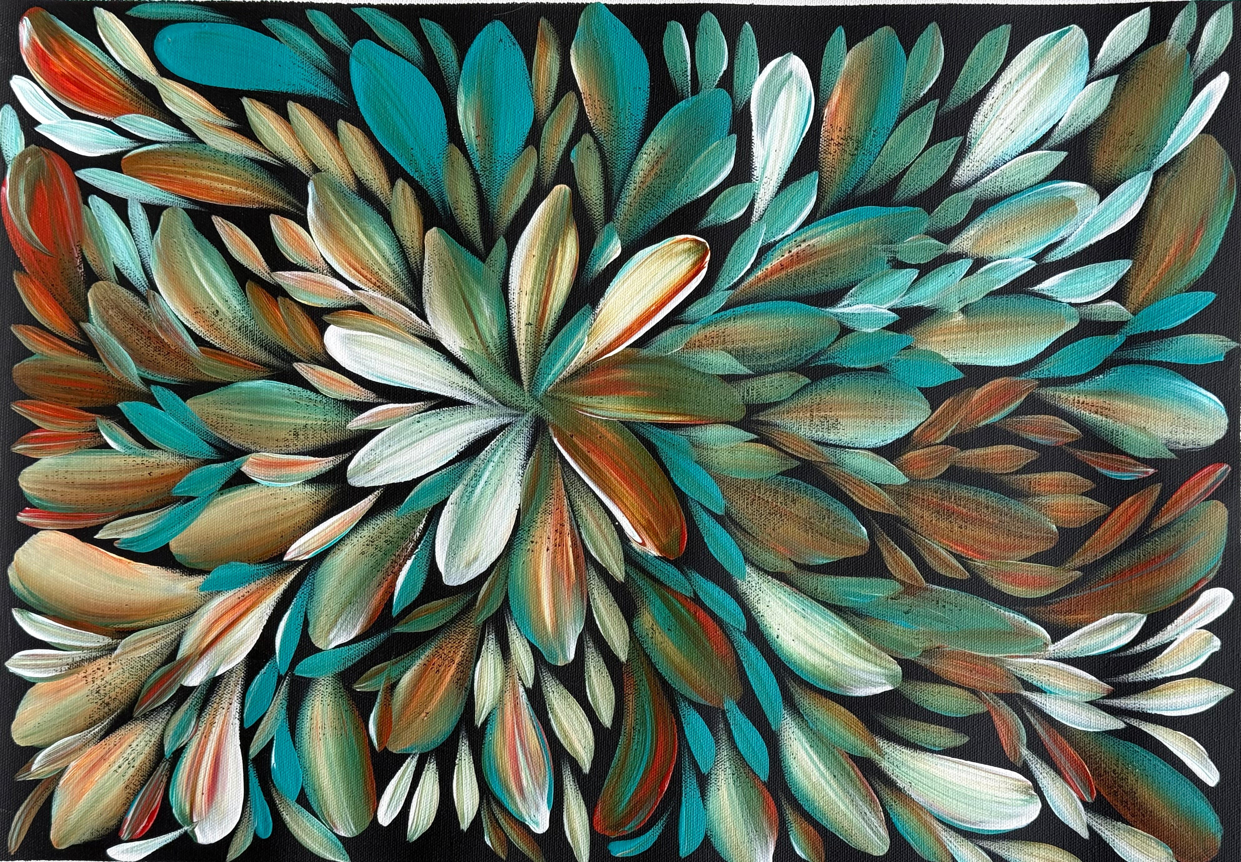 Louise Numina Napananka - Bush Medicine Leaves .86-8