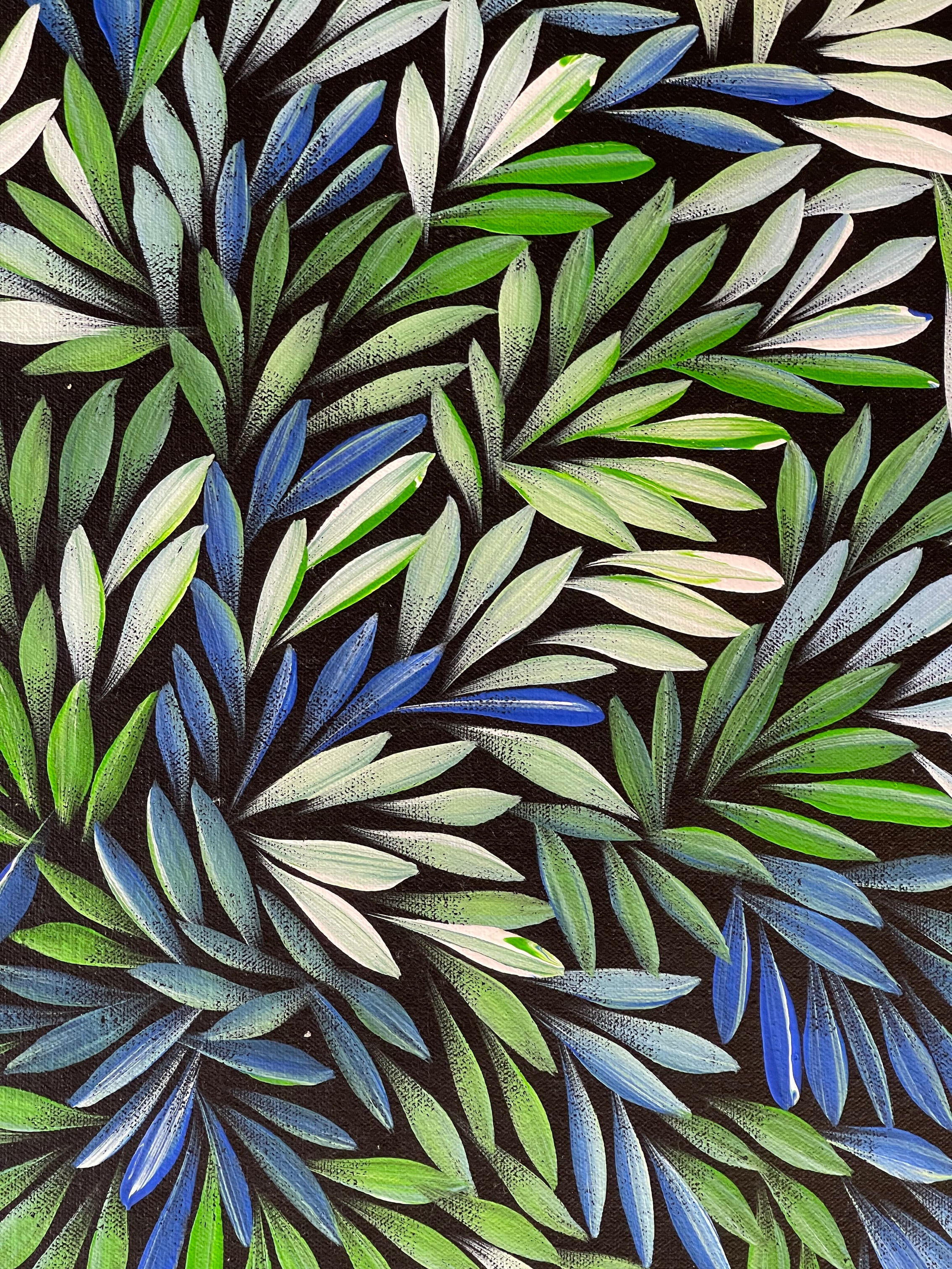 Sharon Numina - Bush Medicine Leaves - 59x60cm .92-4