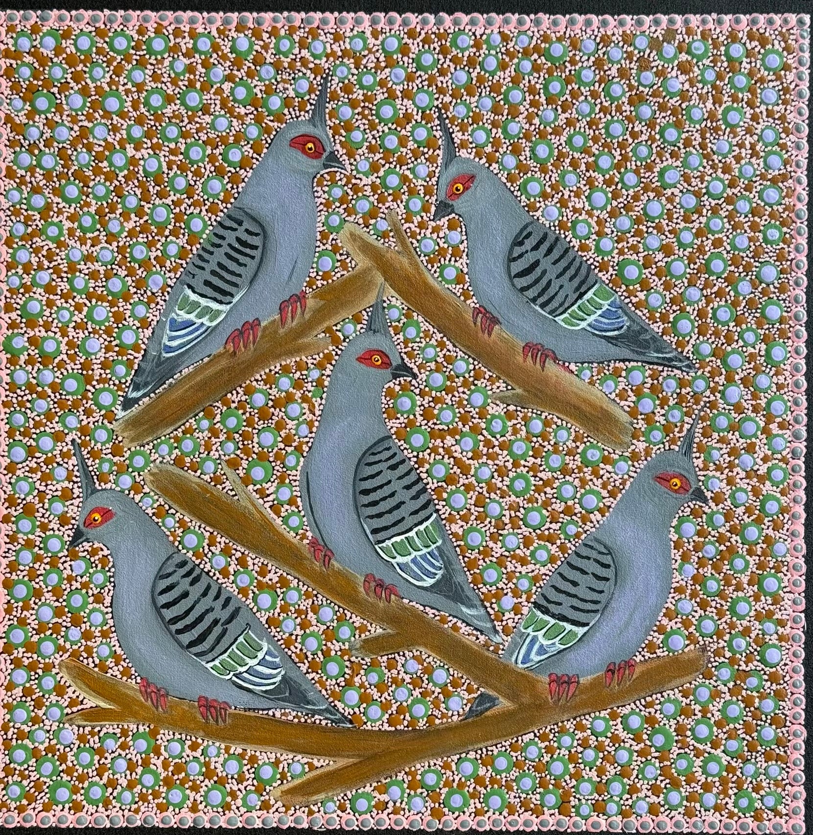 Kathleen Buzzacott - Top Knot Pigeon .53-13