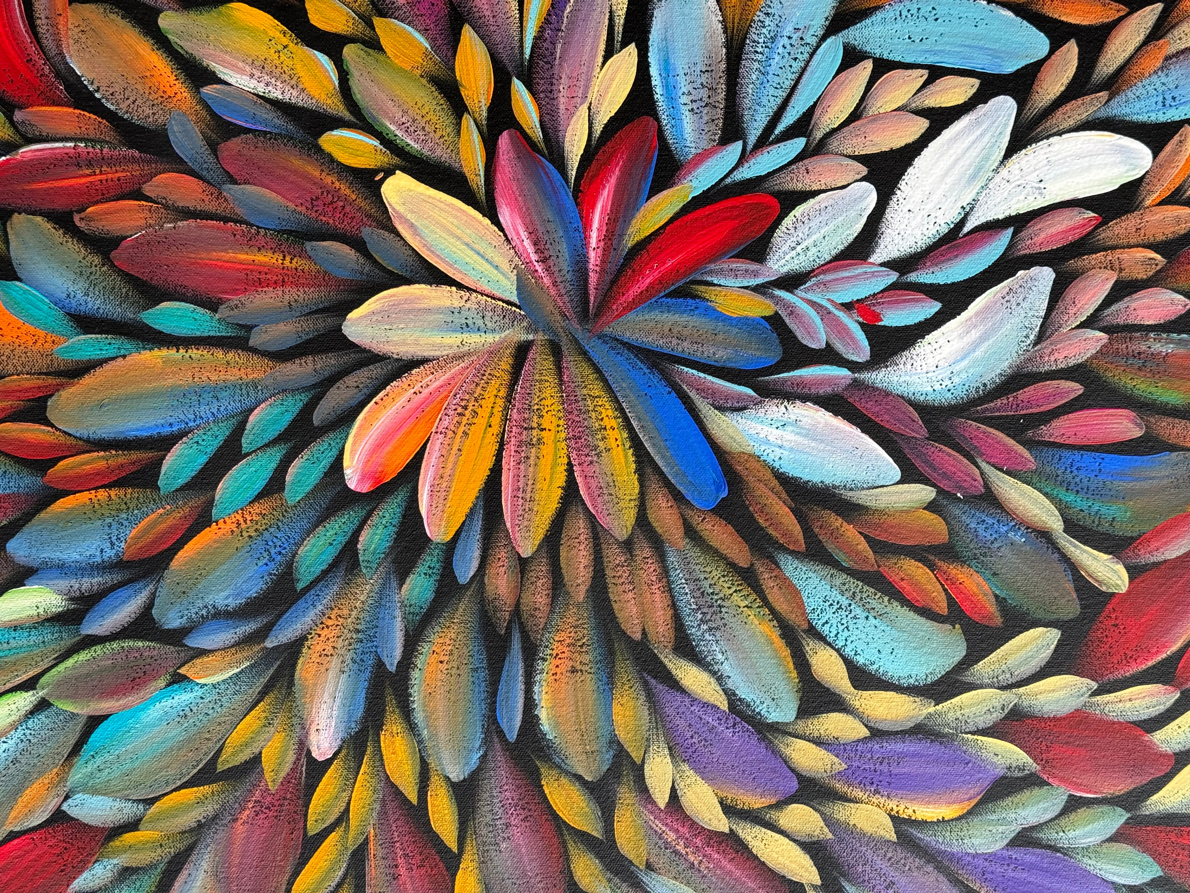 Louise Numina Napananka - Bush Medicine Leaves .65-3