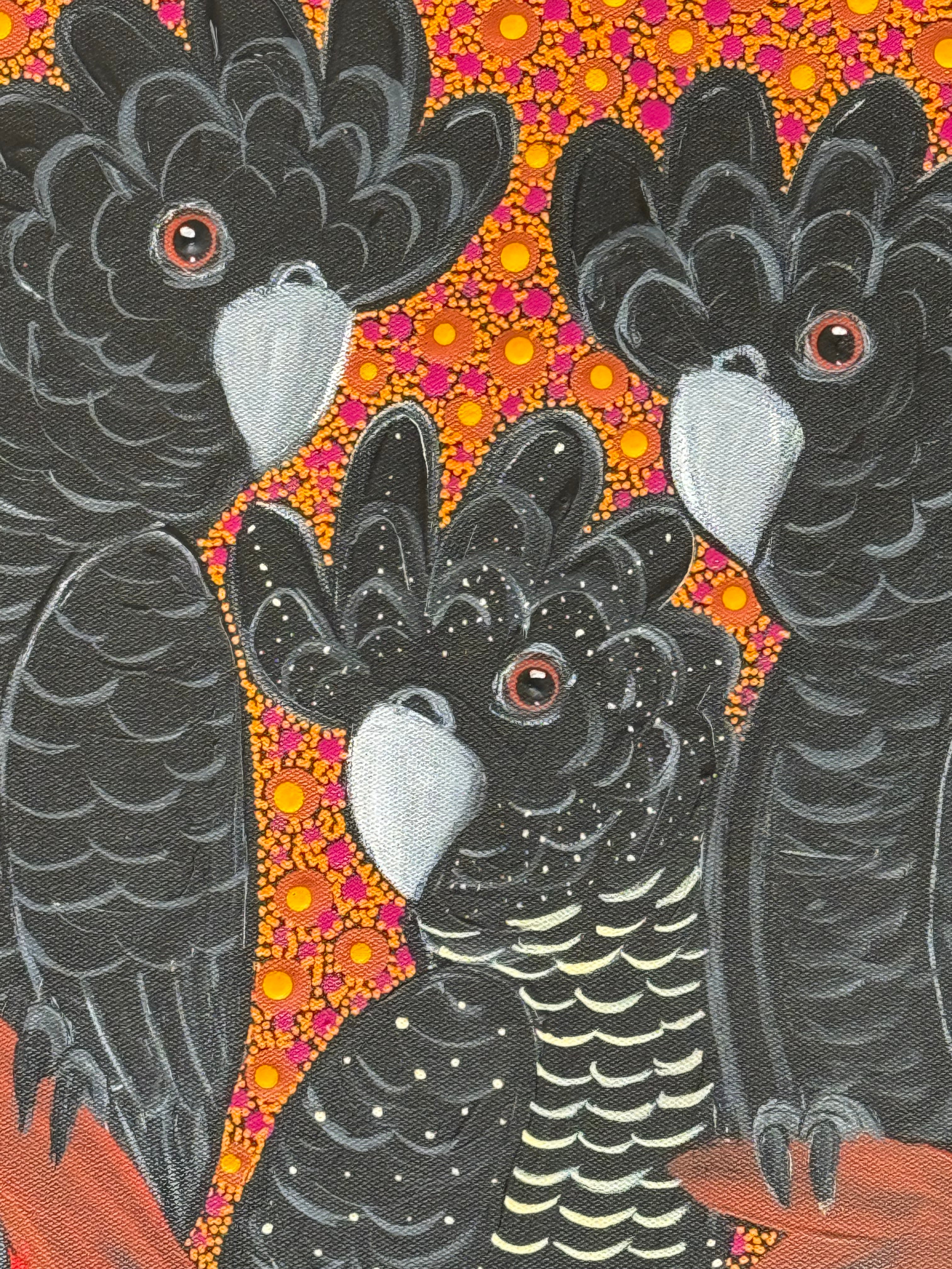 Kathleen Buzzacott - Redtail Black Cockatoos .17-14