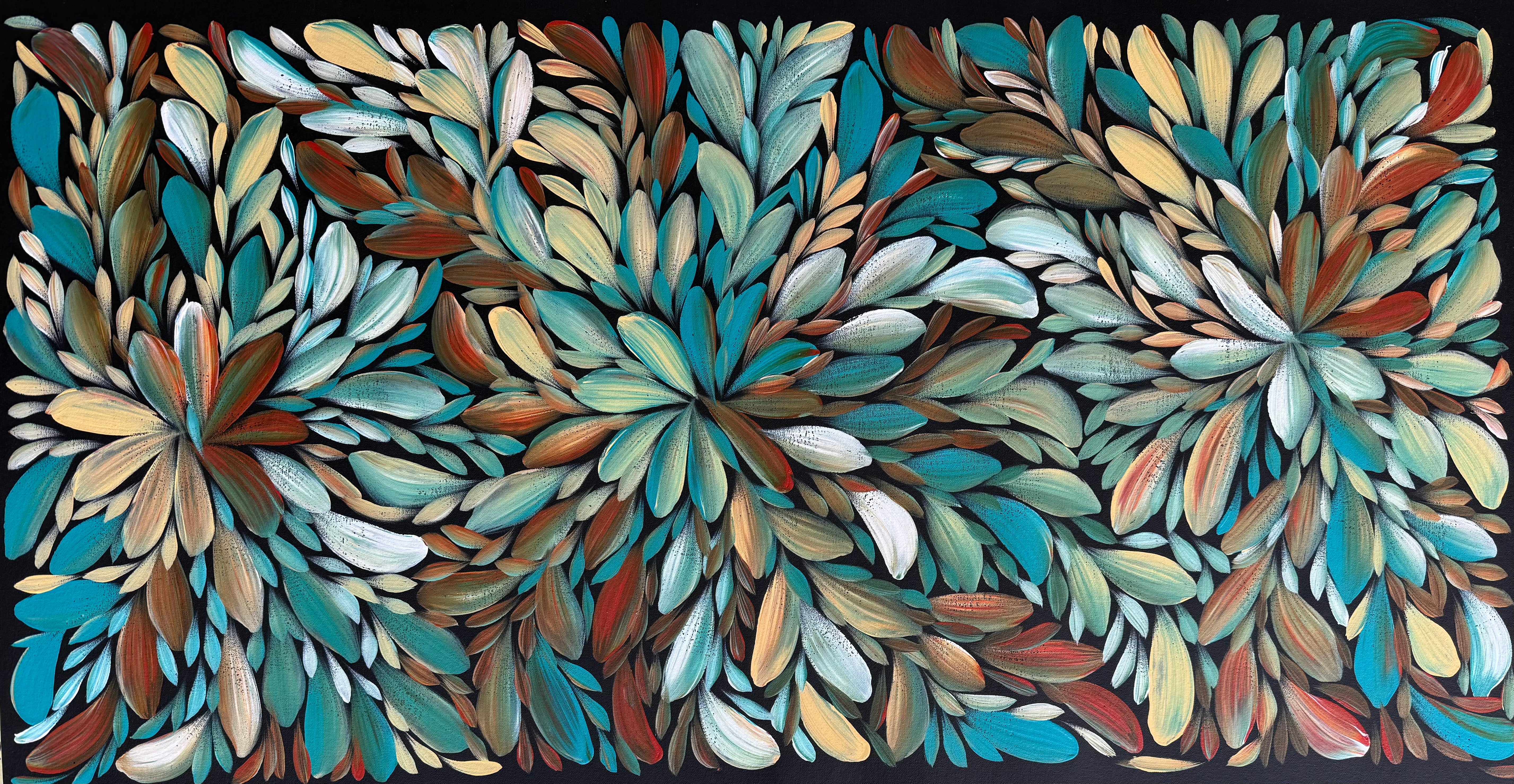 Louise Numina Napananka - Bush Medicine Leaves .65-12