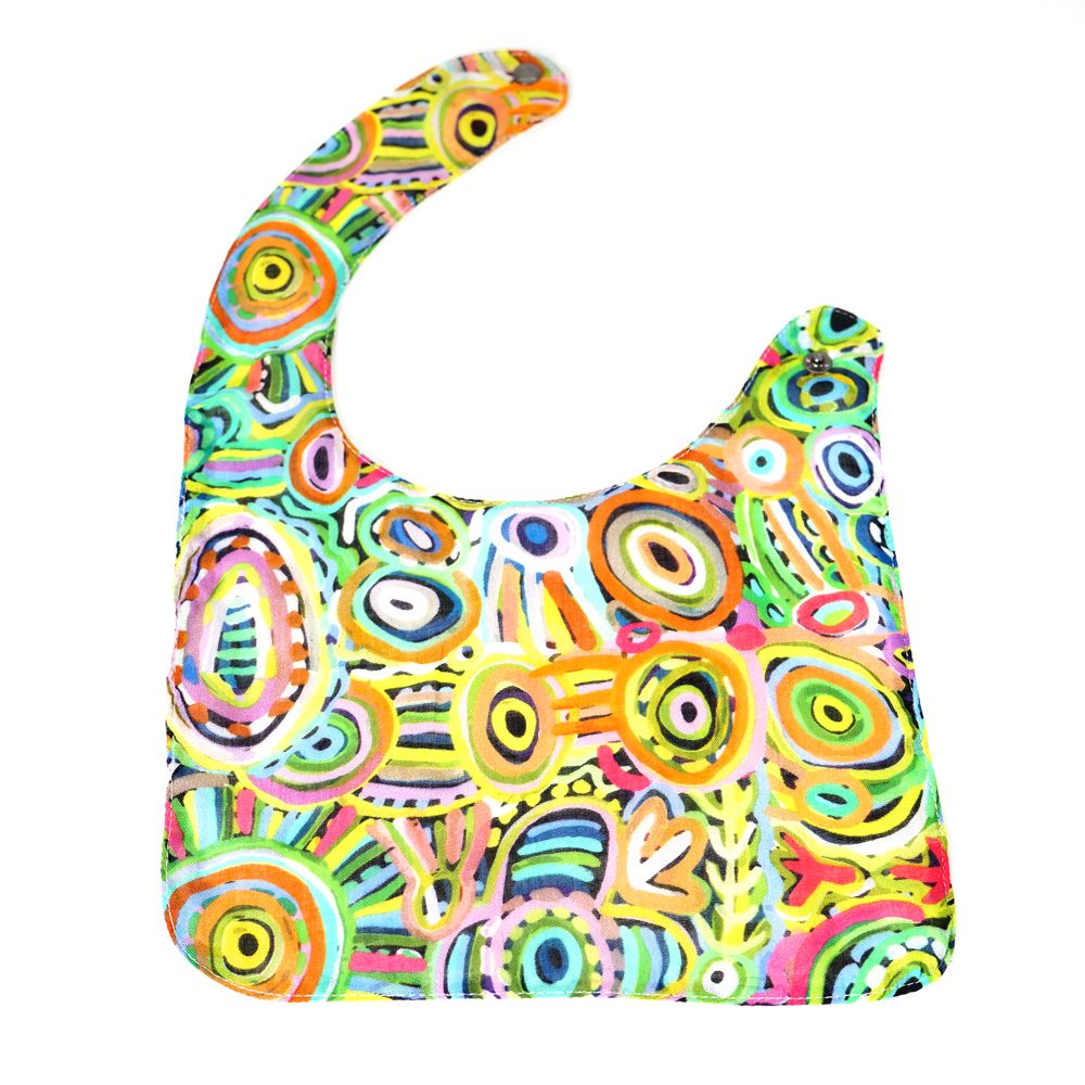 Organic Cotton Bib - Cedric Varcoe (multicolour)