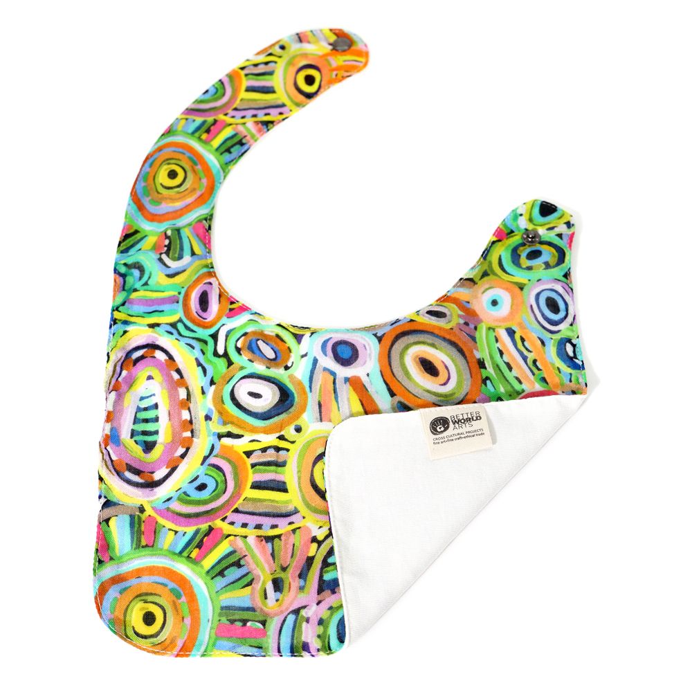 Organic Cotton Bib - Cedric Varcoe (multicolour)