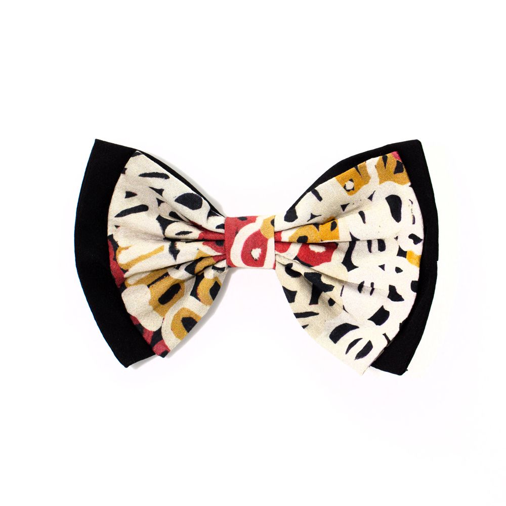 Bow Hair Clip - Anmanari Brown
