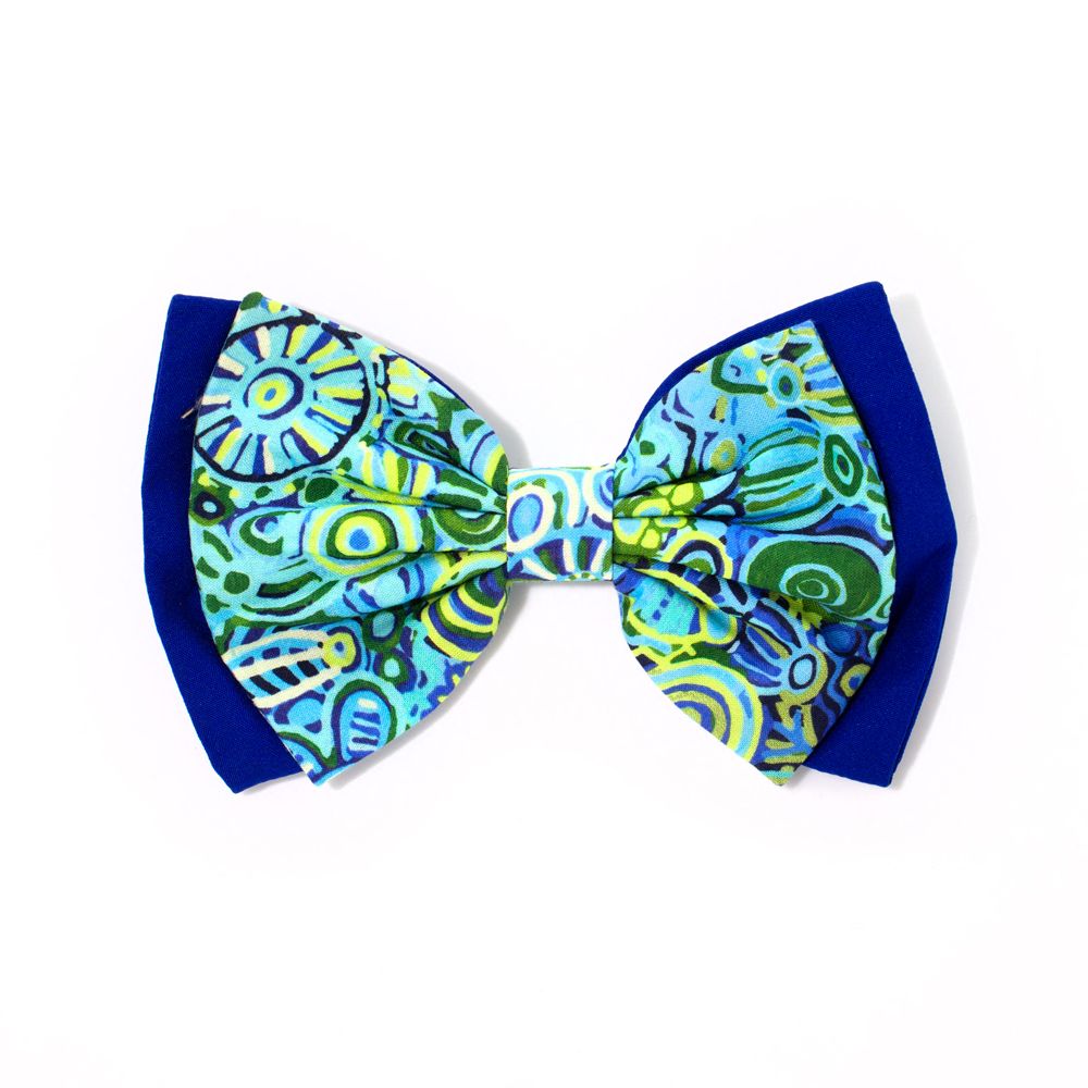 Bow Hair Clip - Cedric - Blue