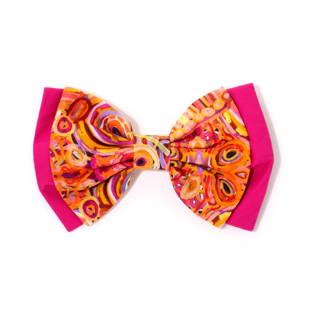 Bow Hair Clip - Cedric - Pink