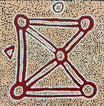 Maxie Jampijinpa Pollard - Ngapa Jukurrpa (Water Dreaming) - Stretched