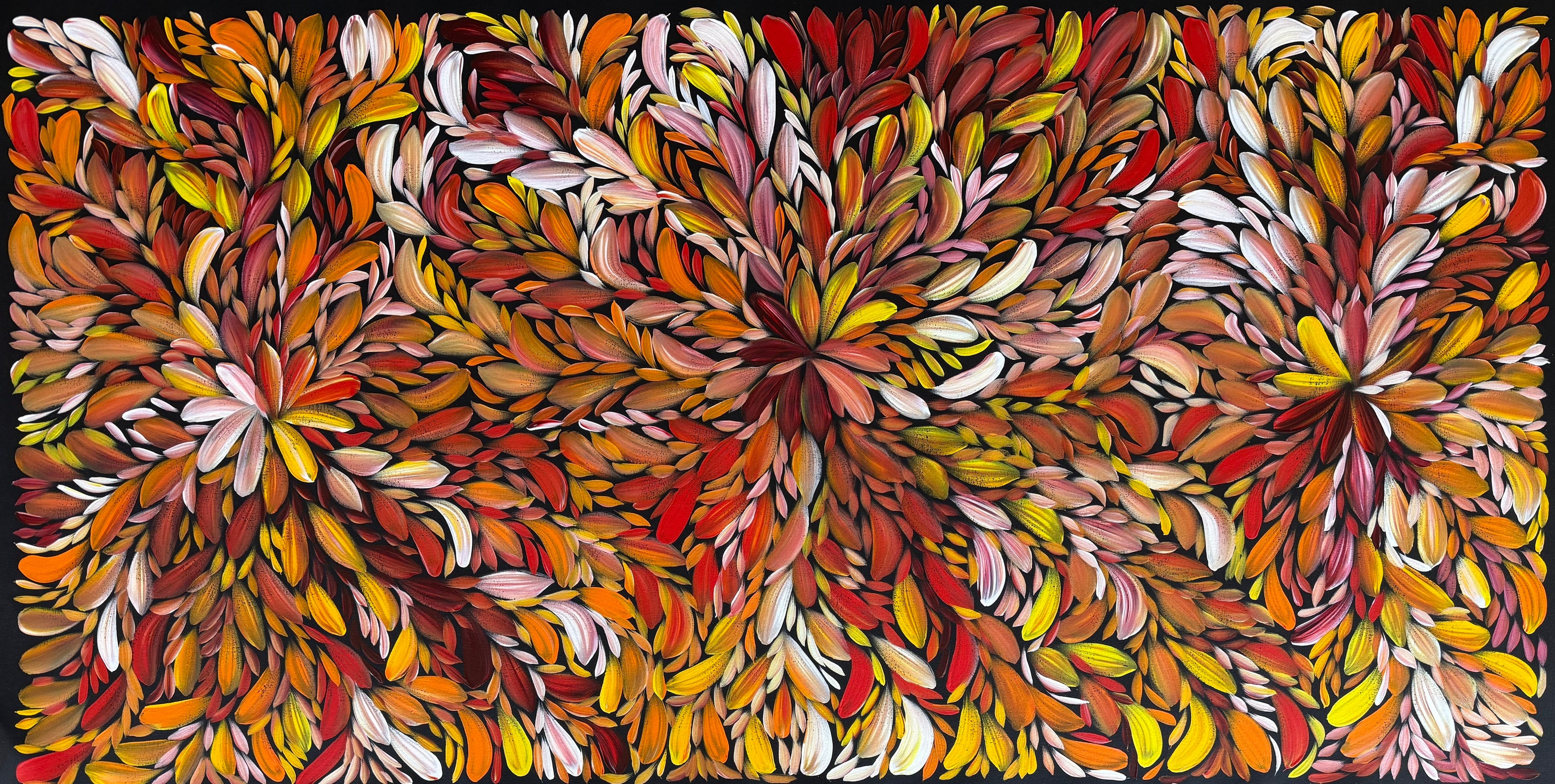 Louise Numina Napananka - Bush Medicine Leaves - 178x90cm .23-17