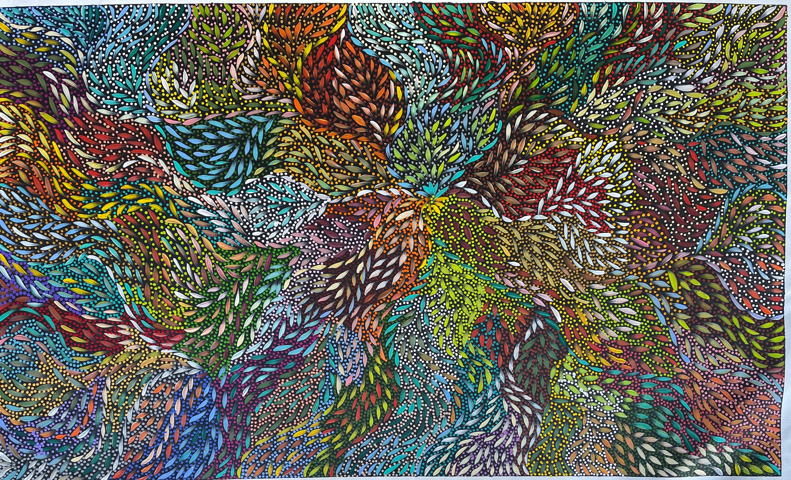 Sharon Turner - Bush Medicine Leaves - 151x91cm .89