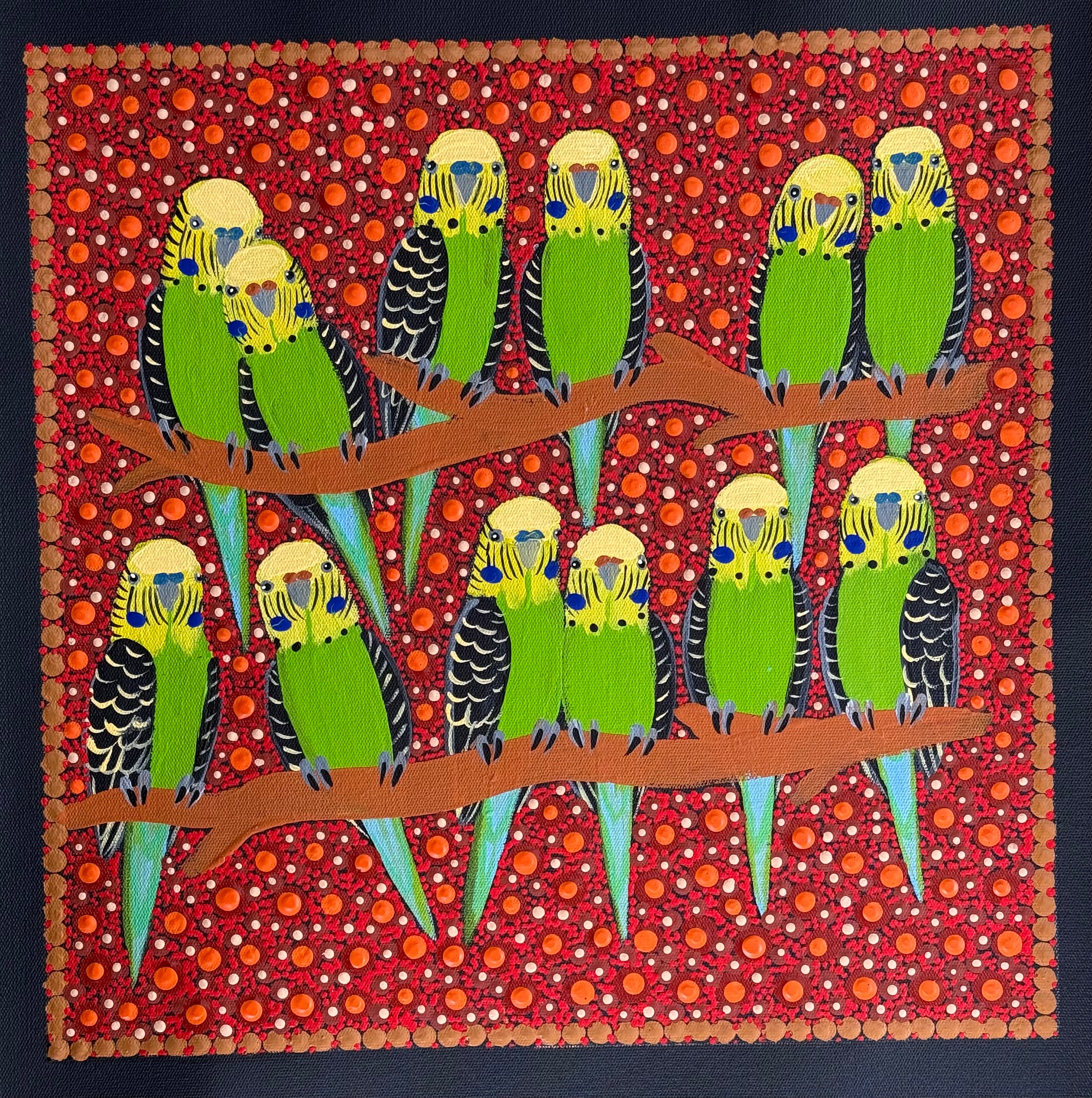 Kathleen Buzzacott - Budgies .88-5
