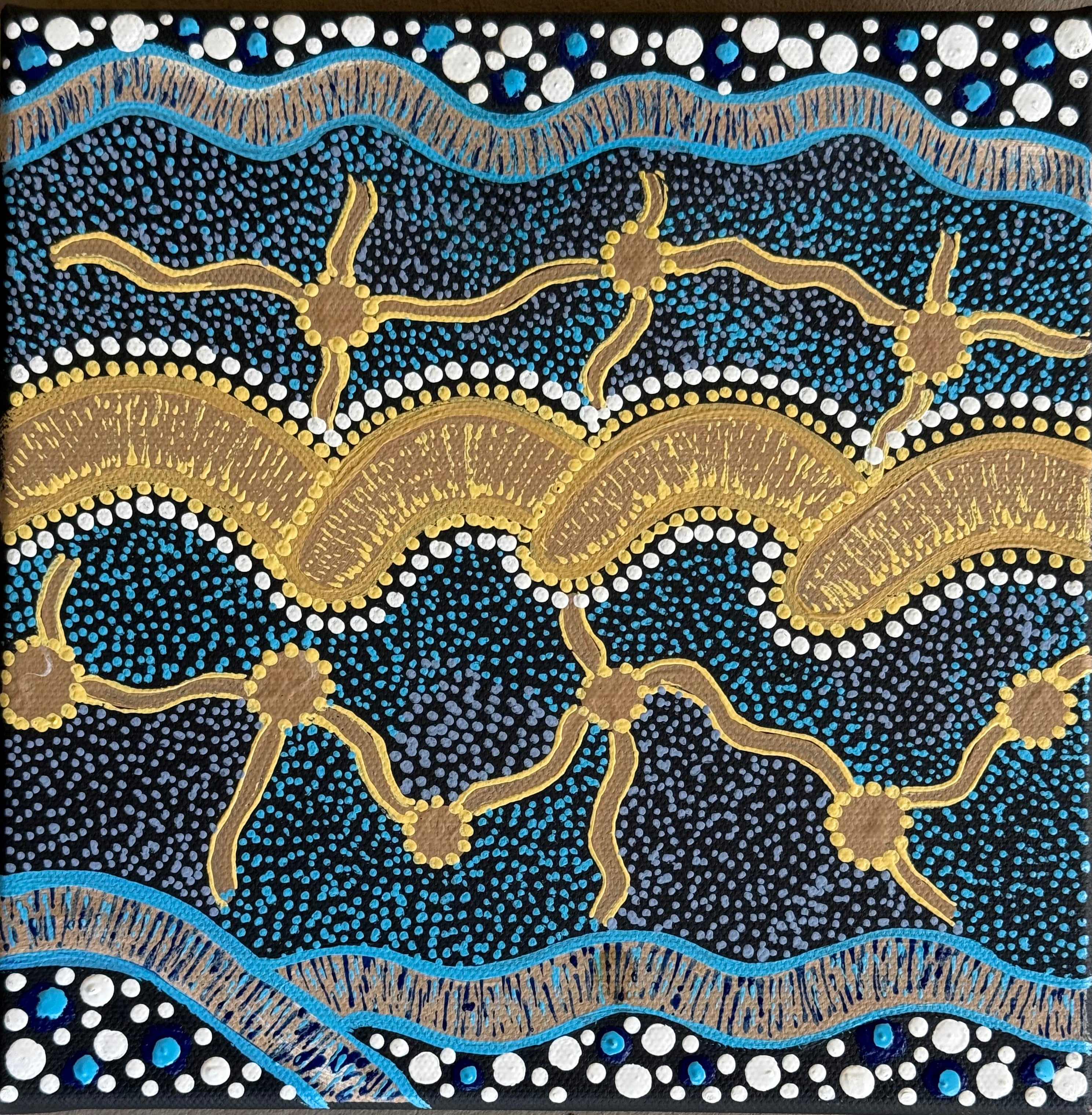 Deidre Burgoyne Rosier - Travels to the Seas and From Lands .06-12 *pre-stretched*