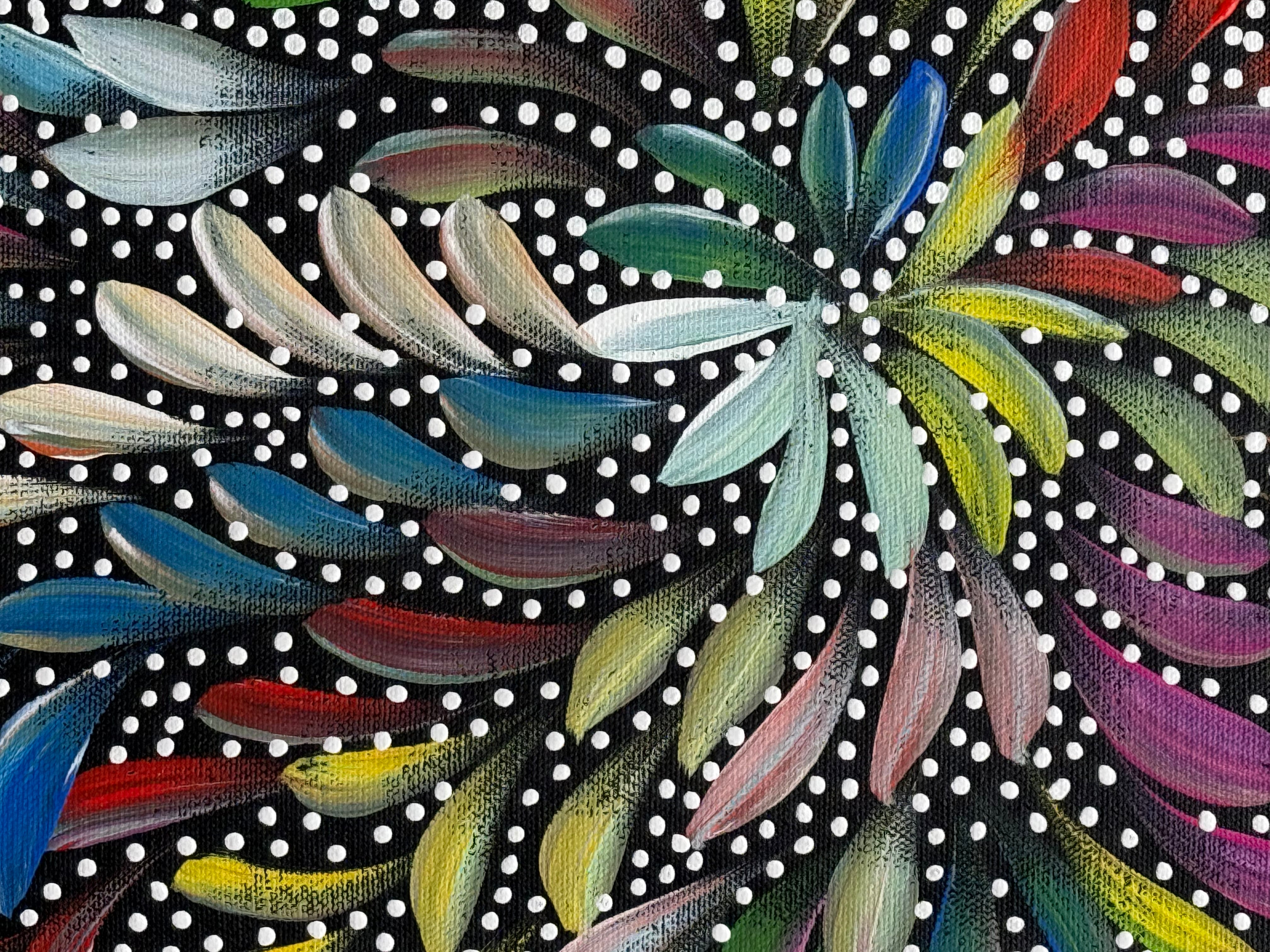 Caroline Numina - Bush Medicine Leaves with Seeds .91-2