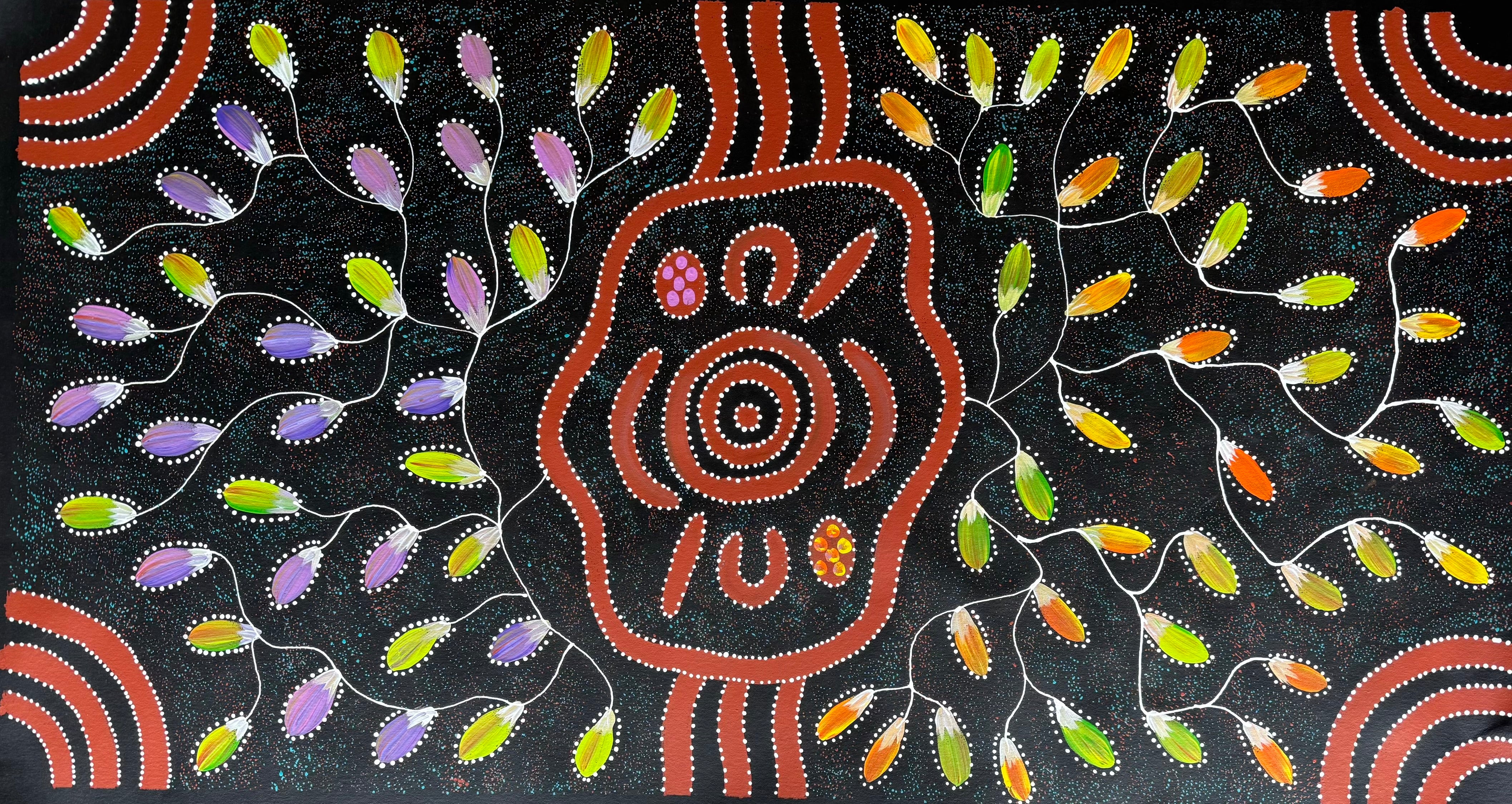 Jacinta Numina Waugh - Women Collecting Bush Tuckers .75-32