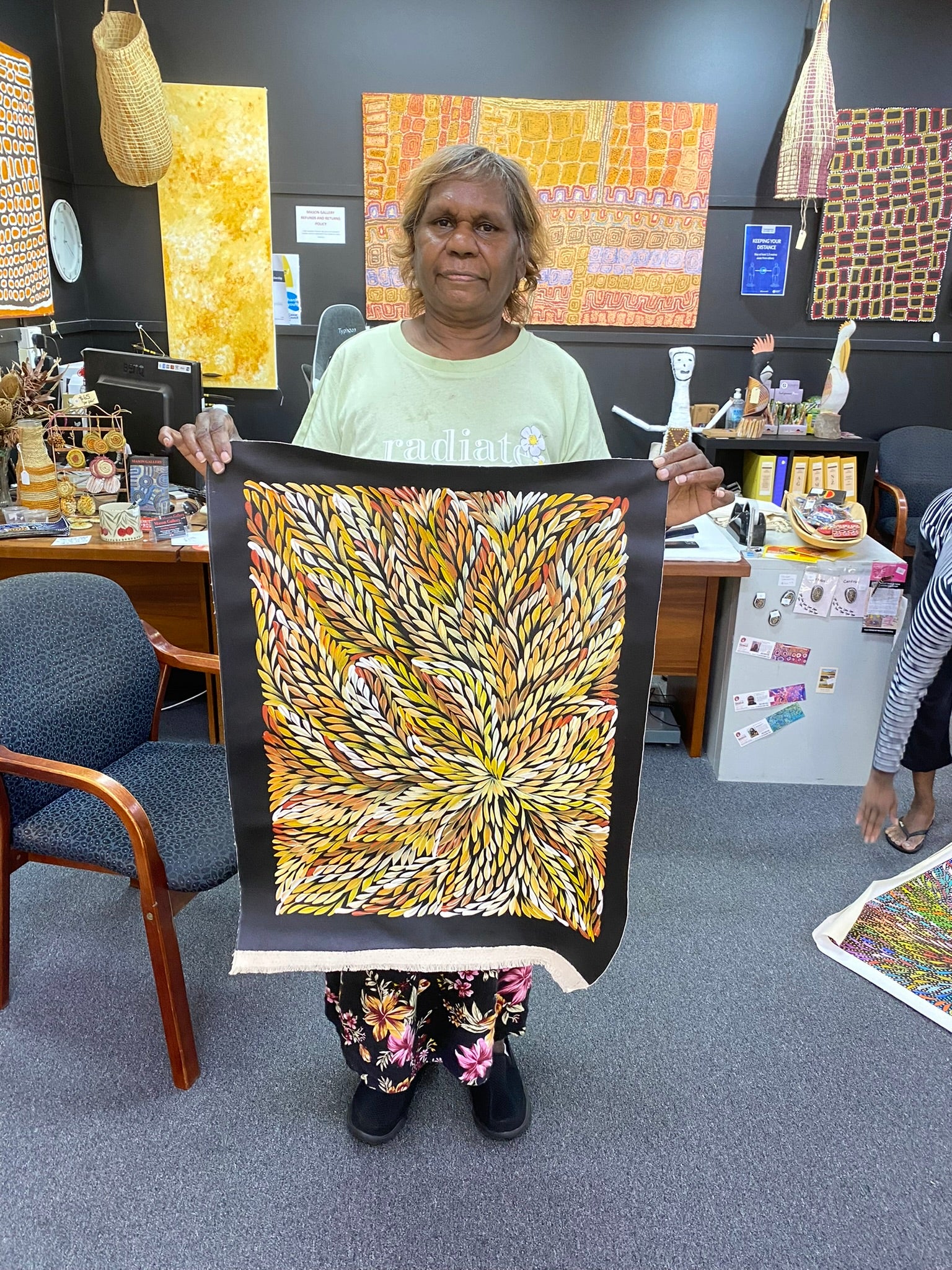 Caroline Numina - Bush Medicine Leaves - 47x62cm .62-17