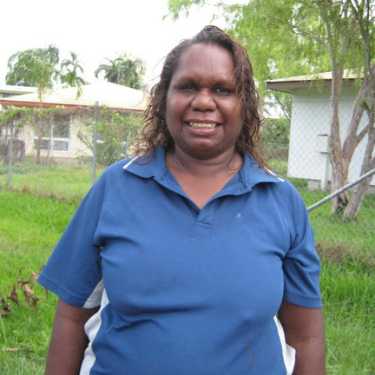 Aboriginal Artist Caroline Numina whose artwork can be found at Raintree Art, Aboriginal Art Ballarat