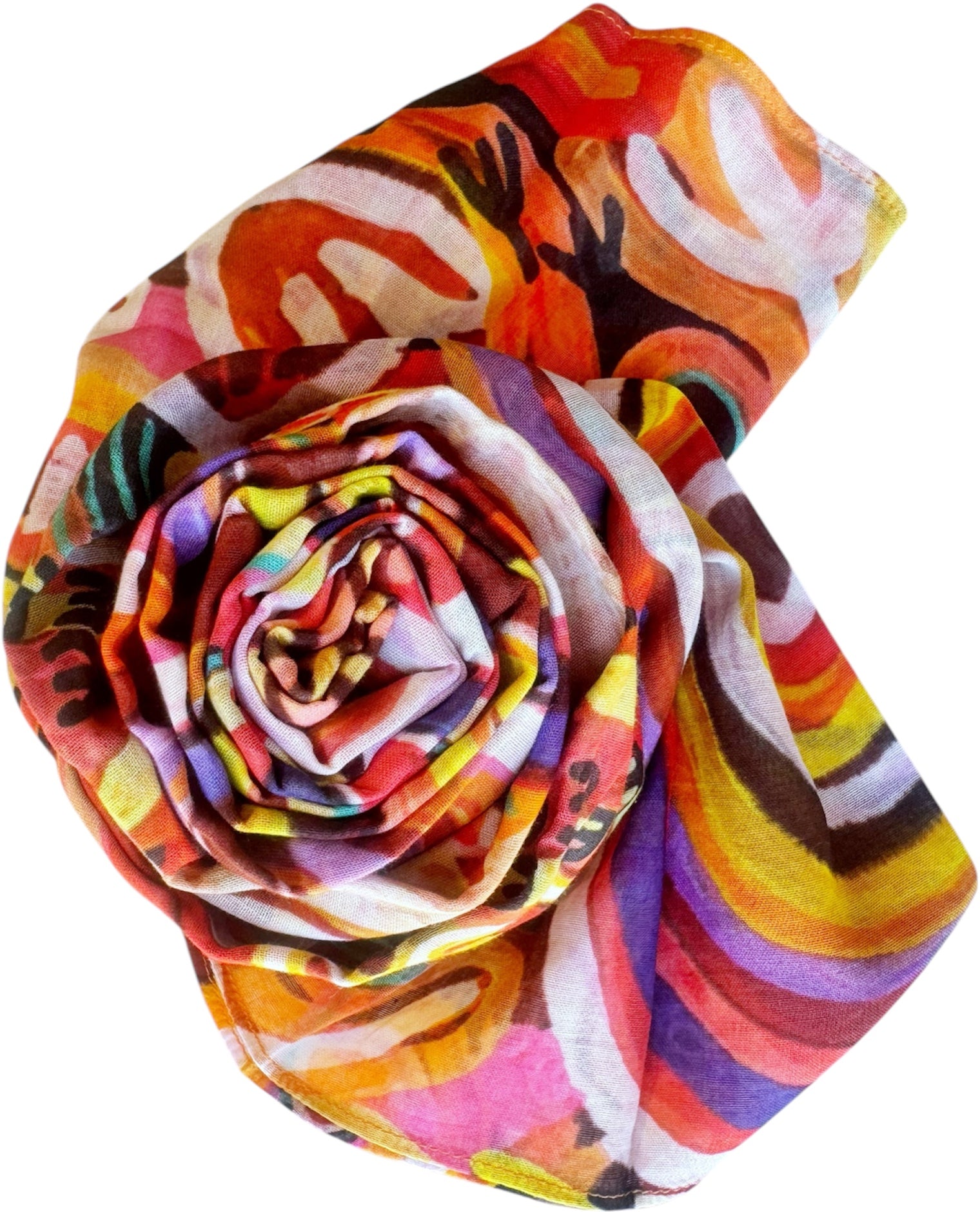 Organic Cotton Summer Scarf - Cedric Varcoe - Muthabaringga