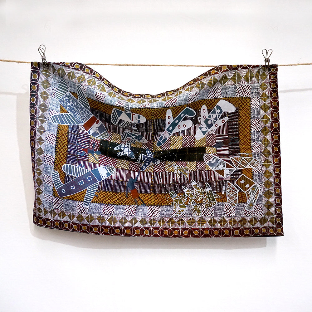 Cotton Tea Towel - Susan Wanji Wanji
