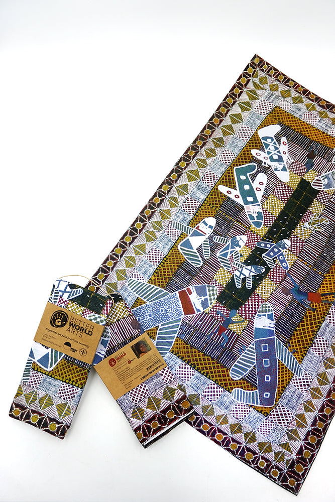 Cotton Tea Towel - Susan Wanji Wanji