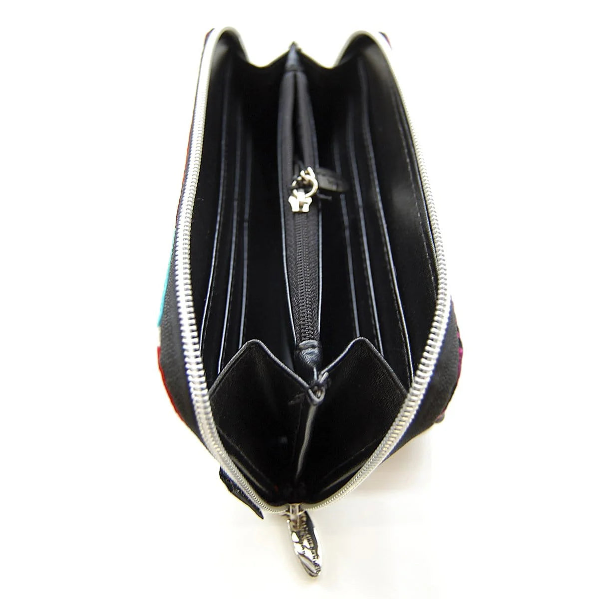 Curved Zip Section Wallet - Mim Cole - Family Love
