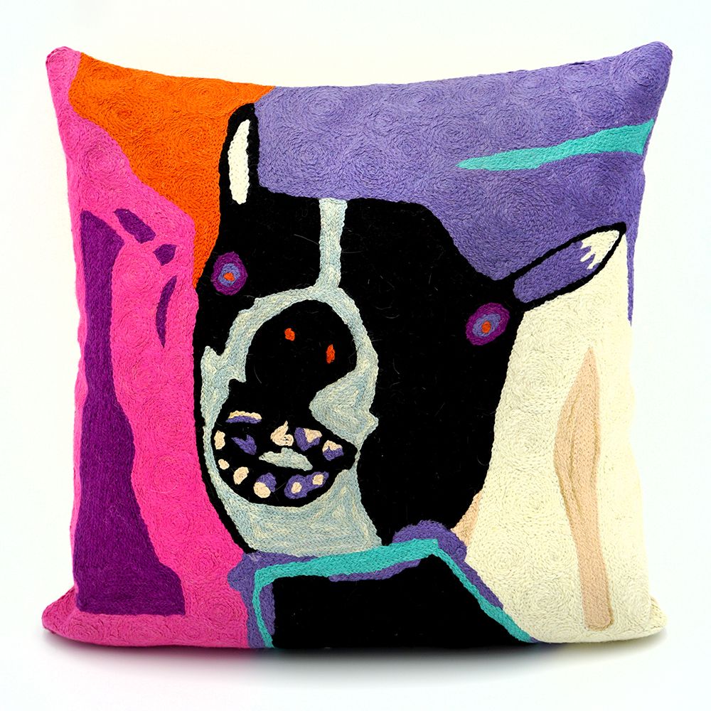 Wool Cushion Cover - Karen Barnes - Dog at Yuendumu
