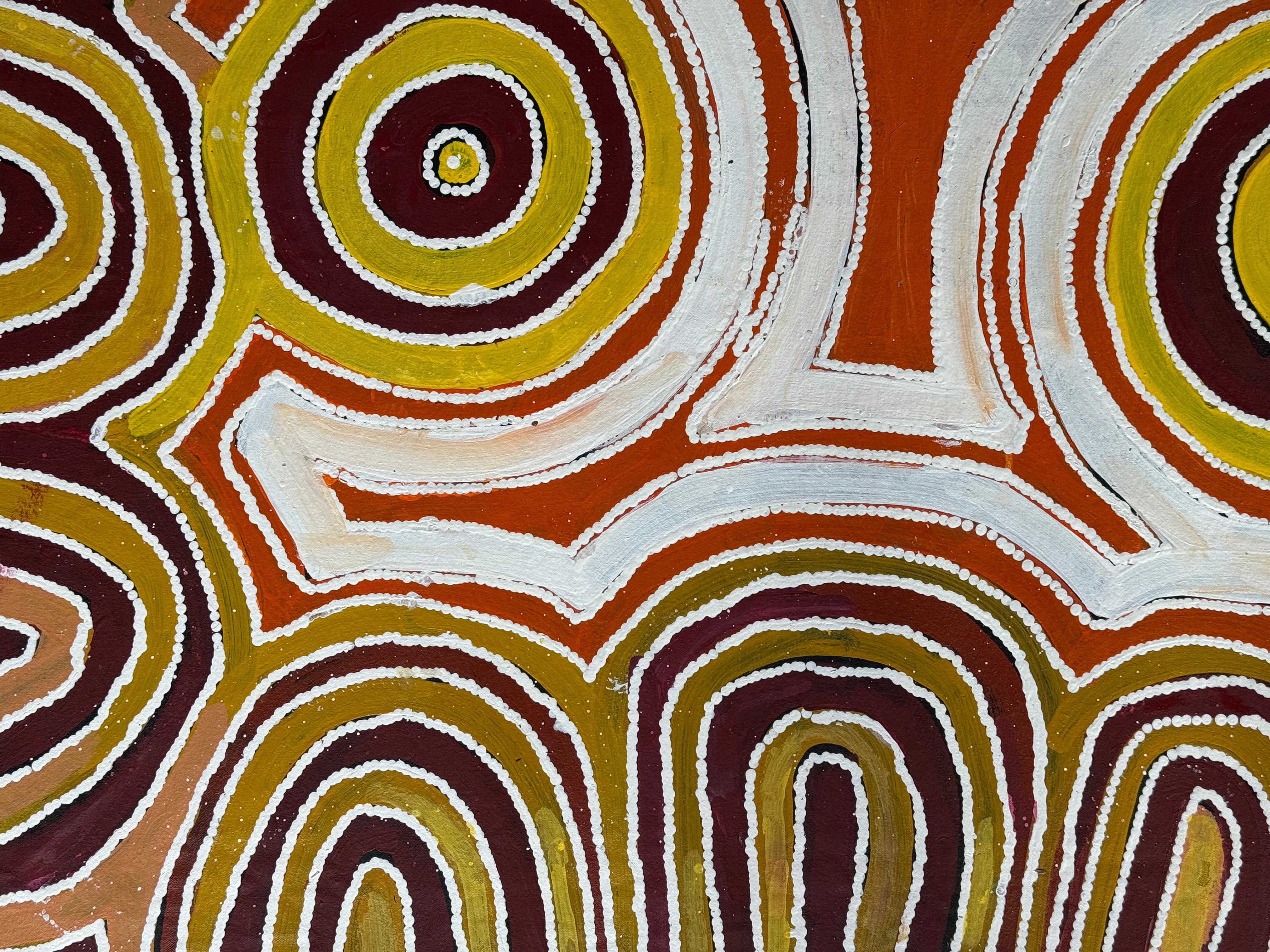 Barbara Pananka - Women's Body Painting for Ceremonies in Central Australia NT .81-1