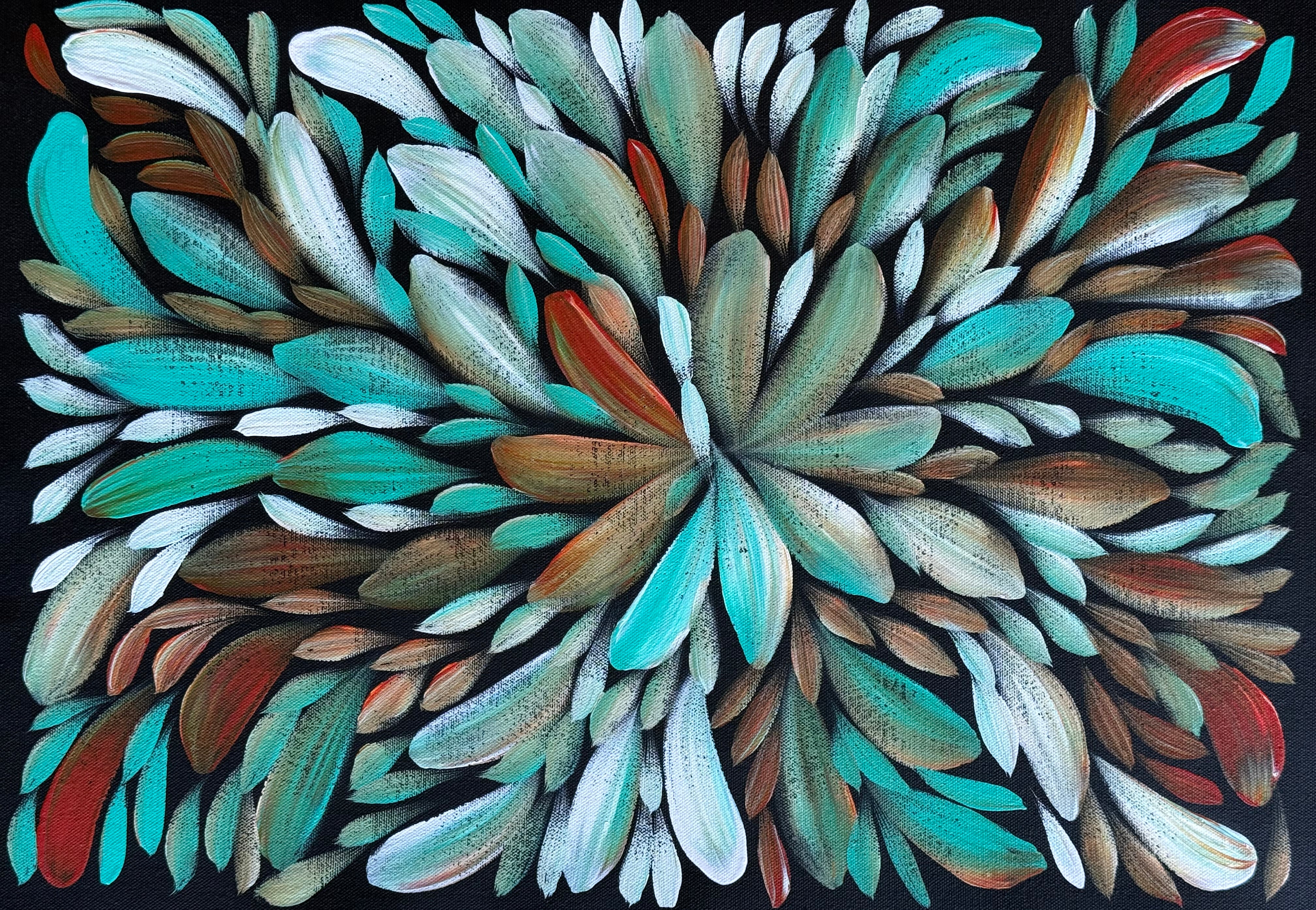 Louise Numina Napananka - Bush Medicine Leaves .31-1