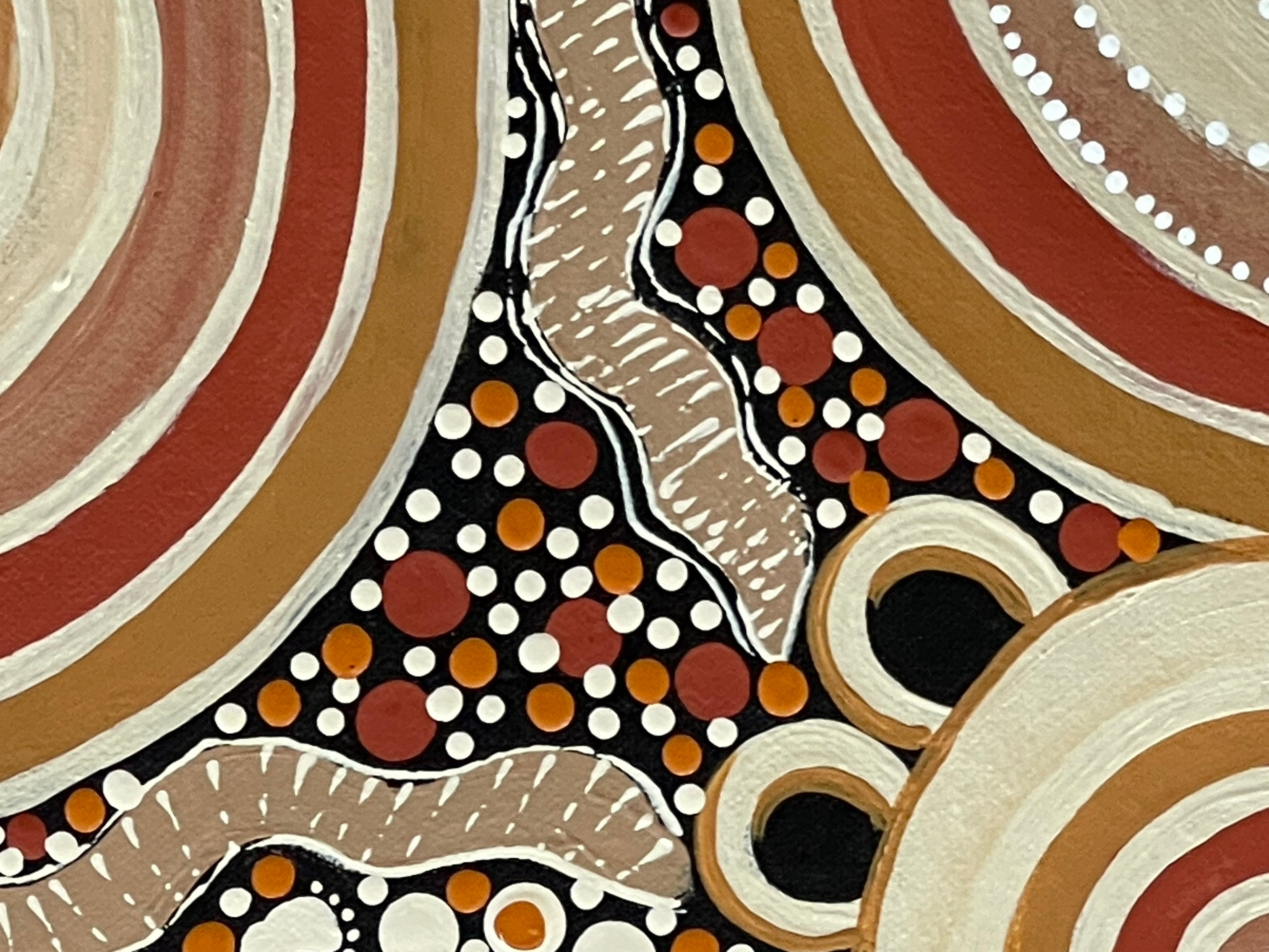 Deidre Burgoyne Rosier - Family Circles, Travel Tracks - 35x44cm .90-8