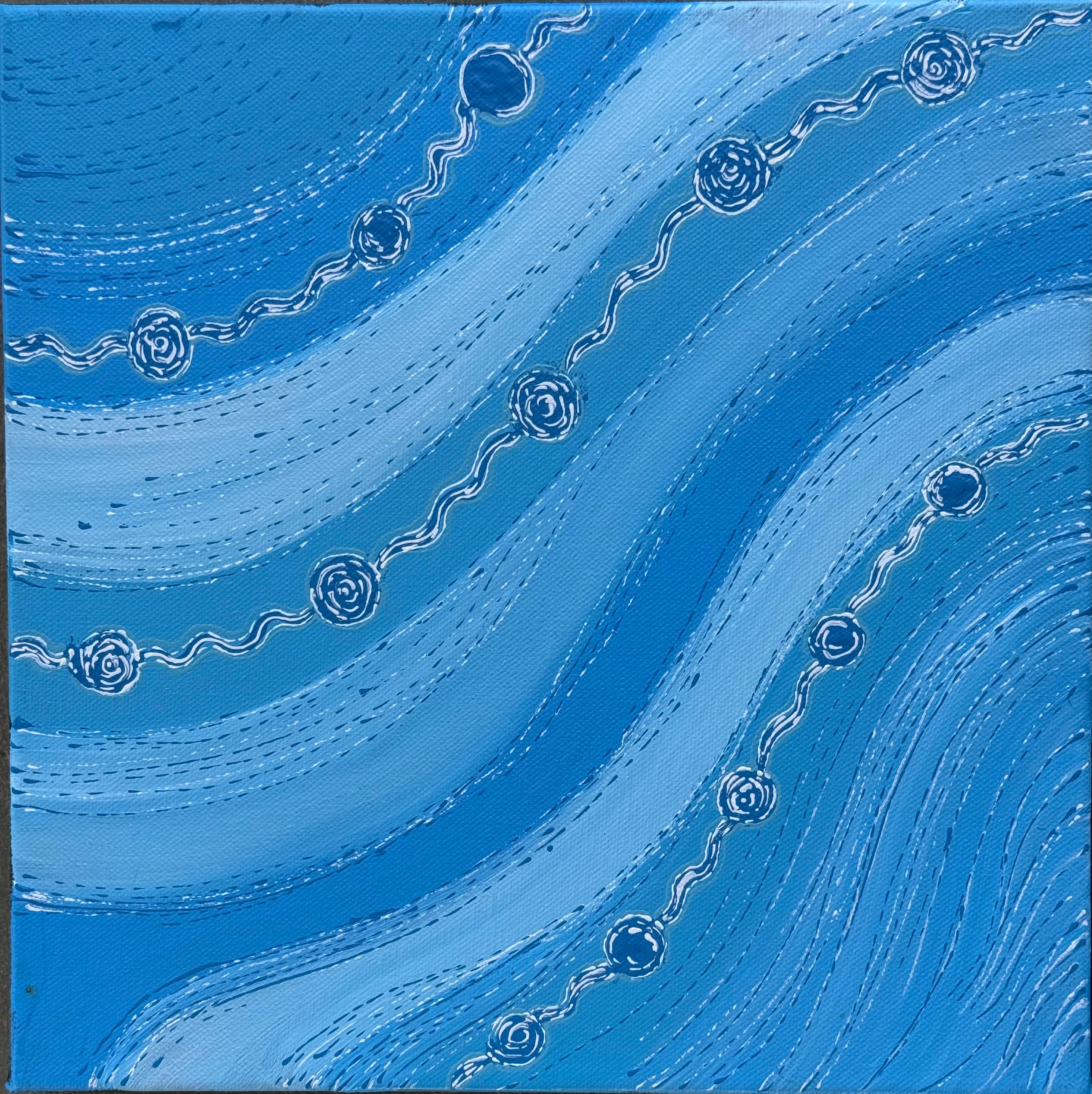 Deidre Burgoyne Rosier - Water Dreamings .89-16 *pre-stretched*