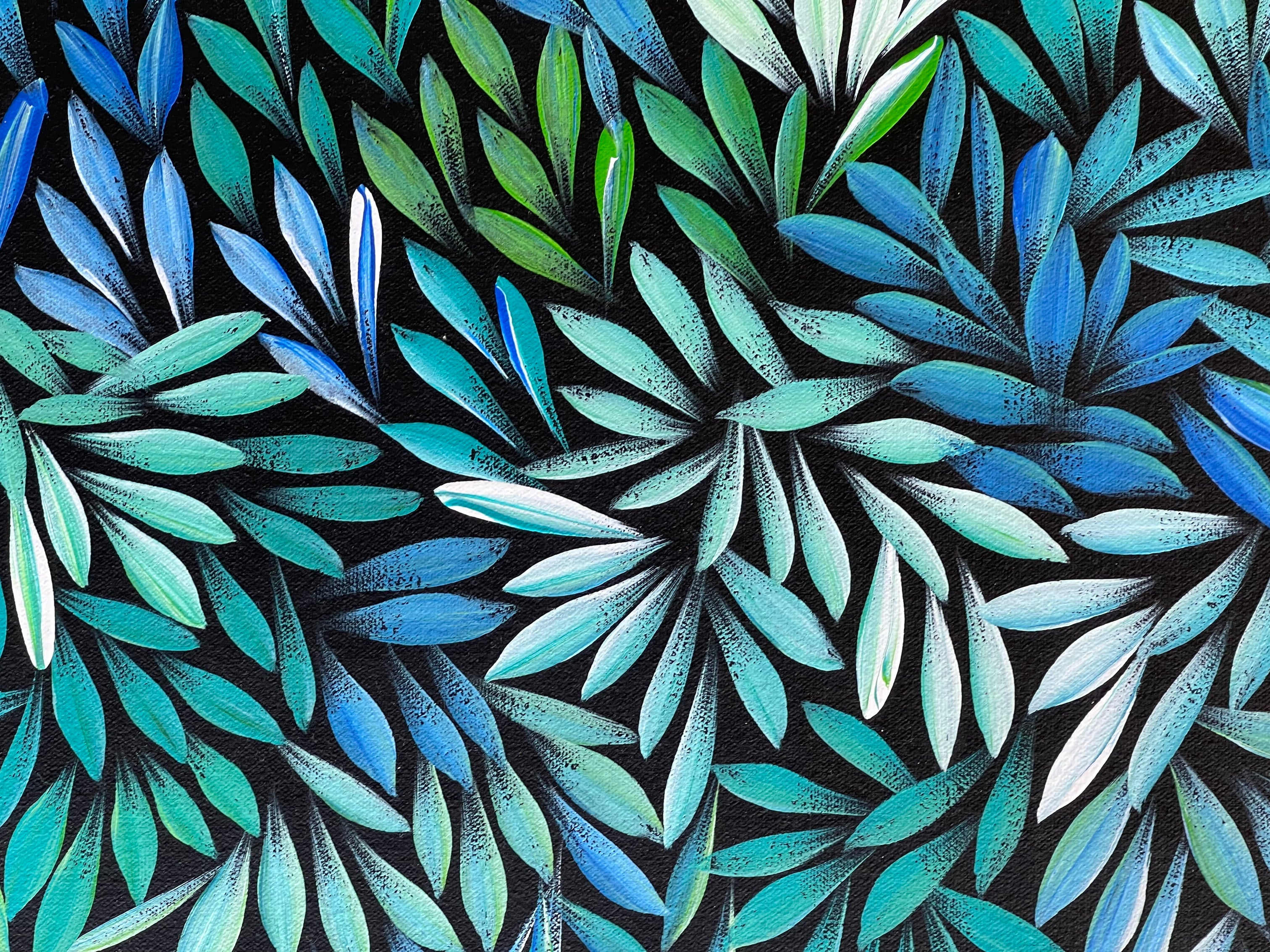 Sharon Numina - Bush Medicine Leaves - 128x55cm .92-7