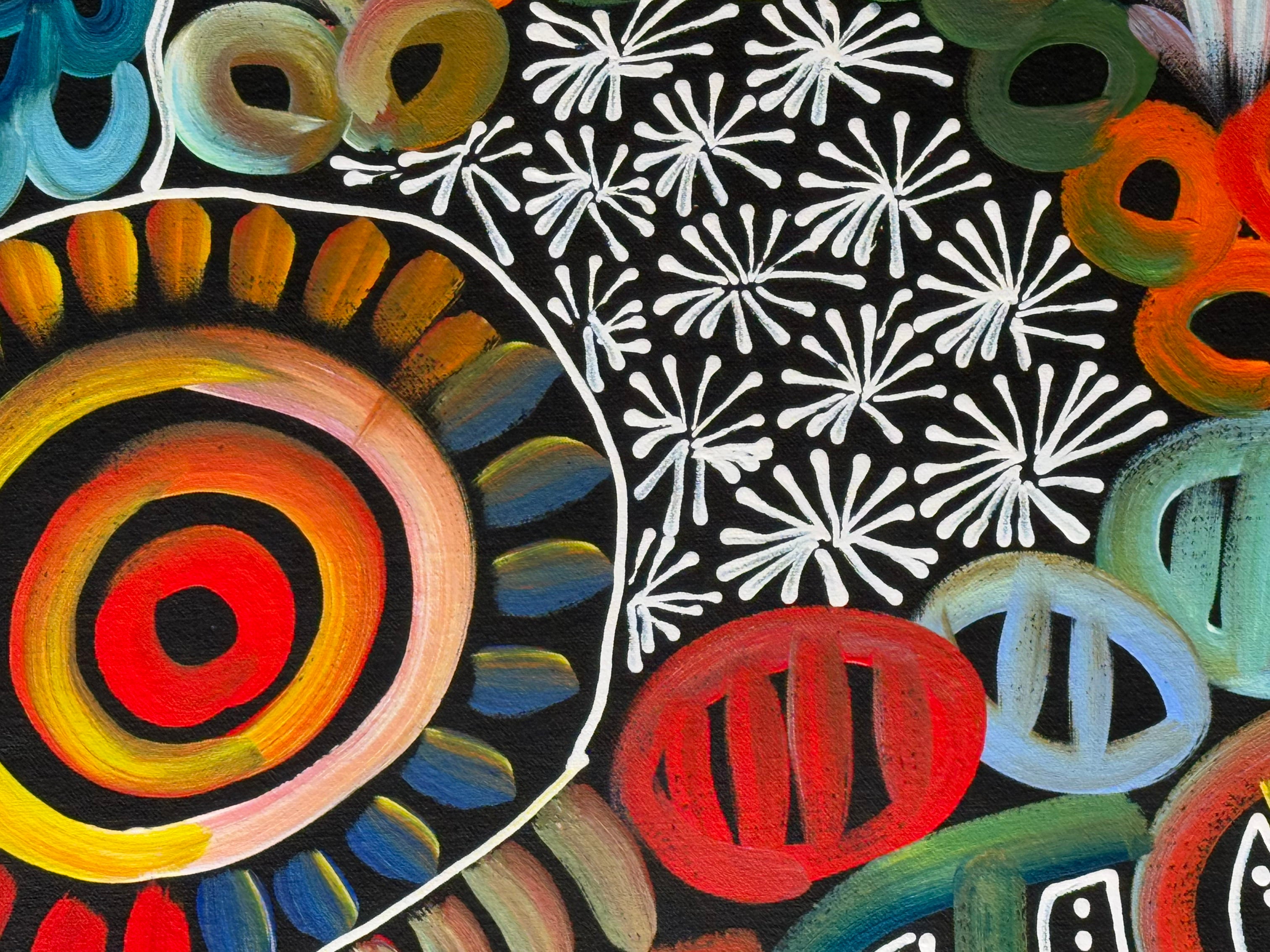 Louise Numina Napananka - Dreamtime - 134x60cm .24-26