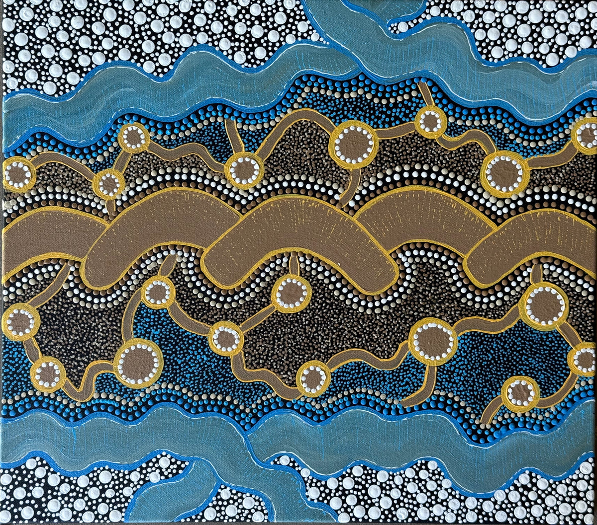 Deidre Burgoyne Rosier - My Travels of My Lands and Seas  .51-10 *pre-stretched*