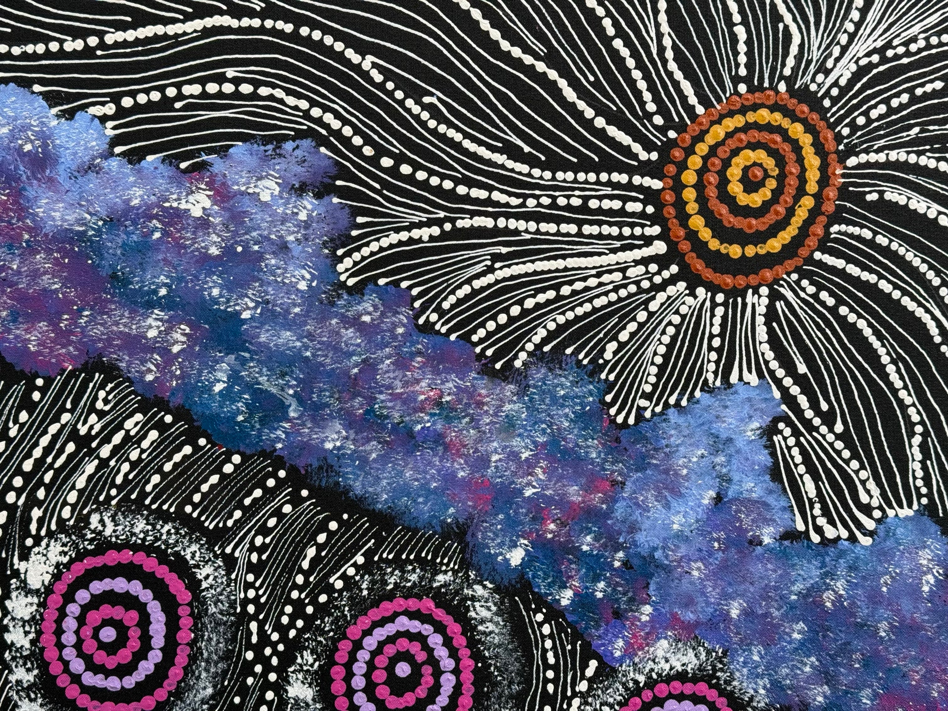 Maria Nampijinpa Brown - Seven Sisters Dreaming .63-1